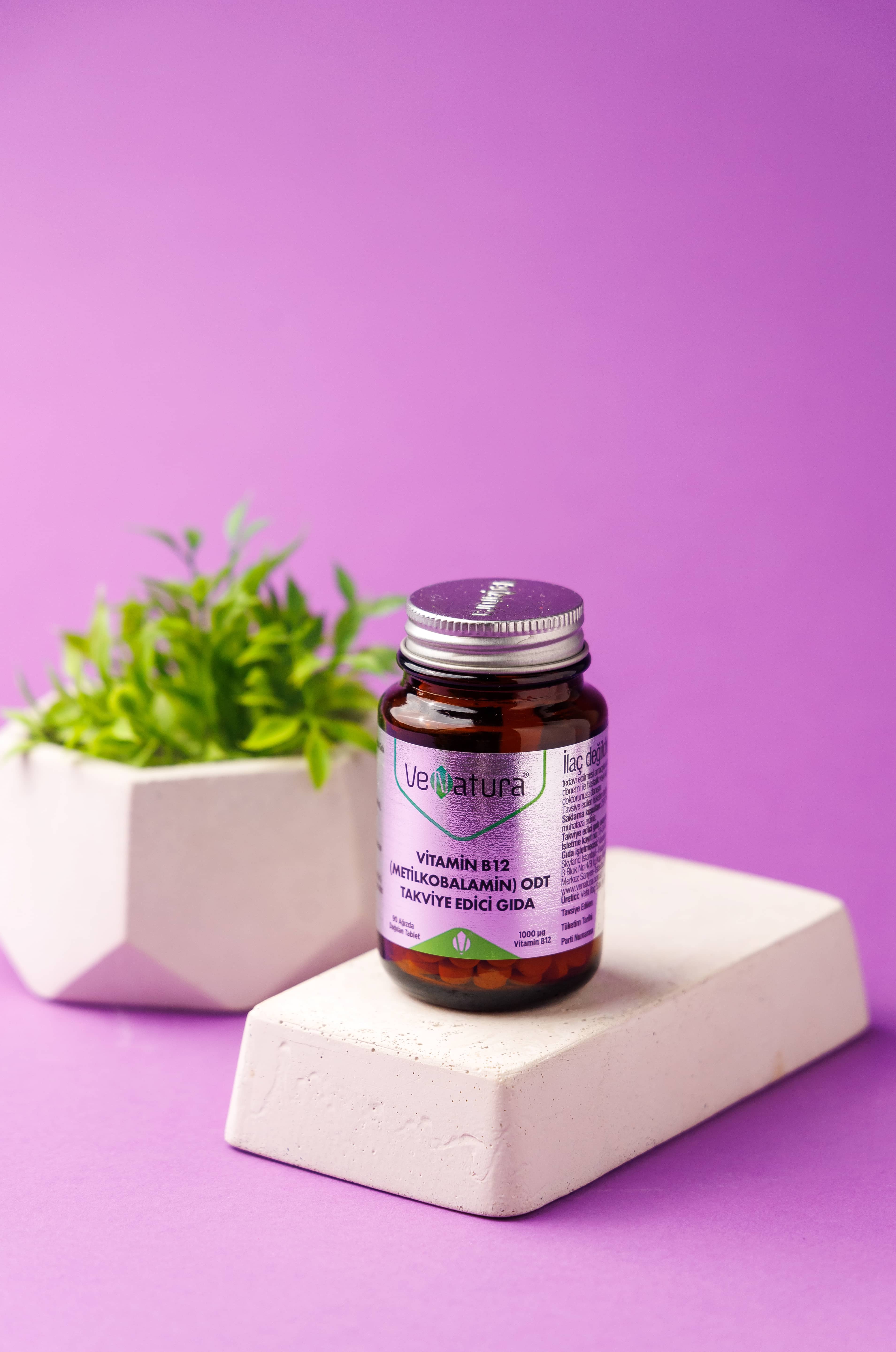 Venatura B12 Vitamin, Metilkobalamin ODT 1000mcg, 90 tablet 4