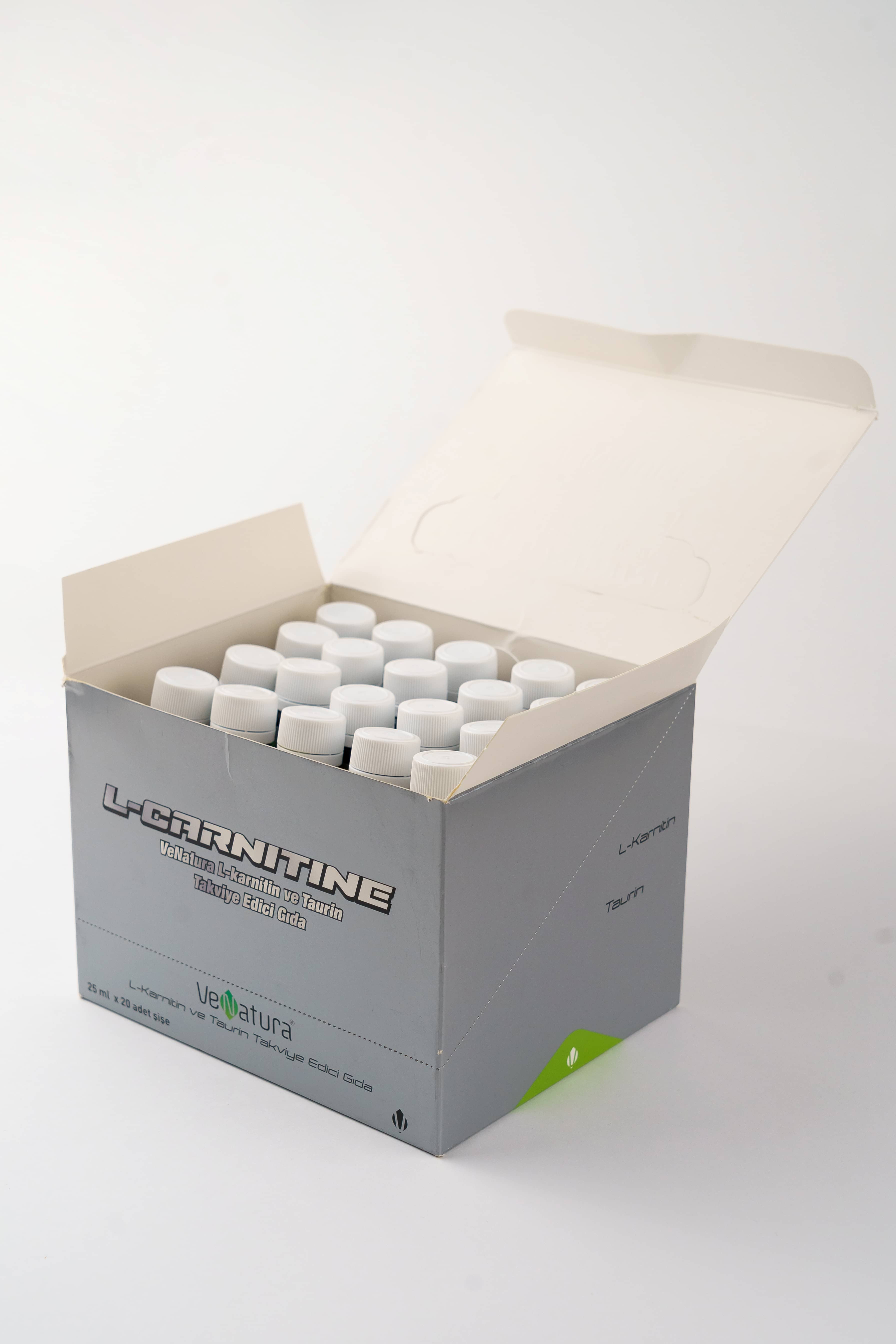Venatura L-karnitin ve Taurin 25 ml x 20 Adet Şişe 4