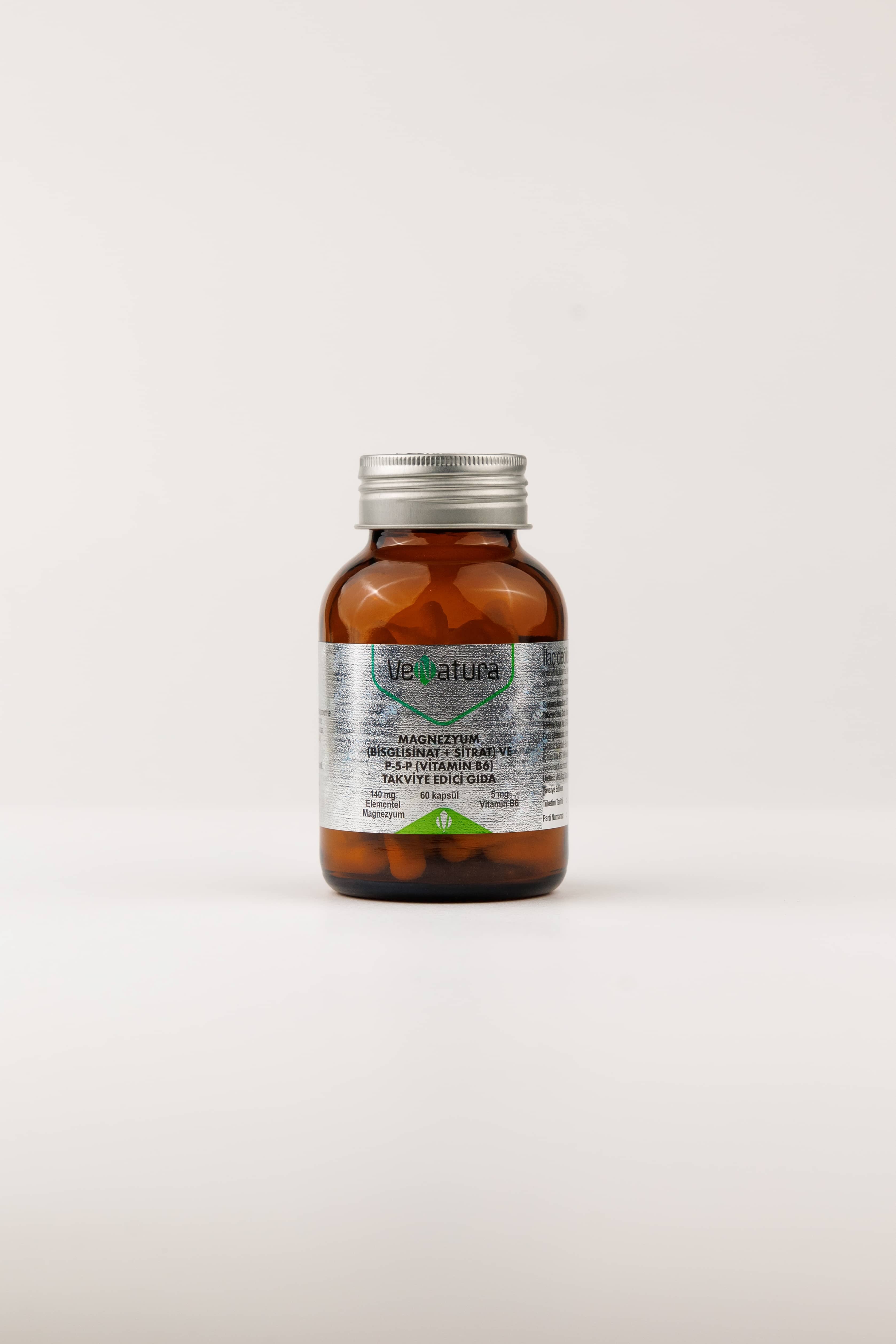 VeNatura Magnesium Bisglisinat+Citrate P5P Vitamin B6, 60 tablet 2