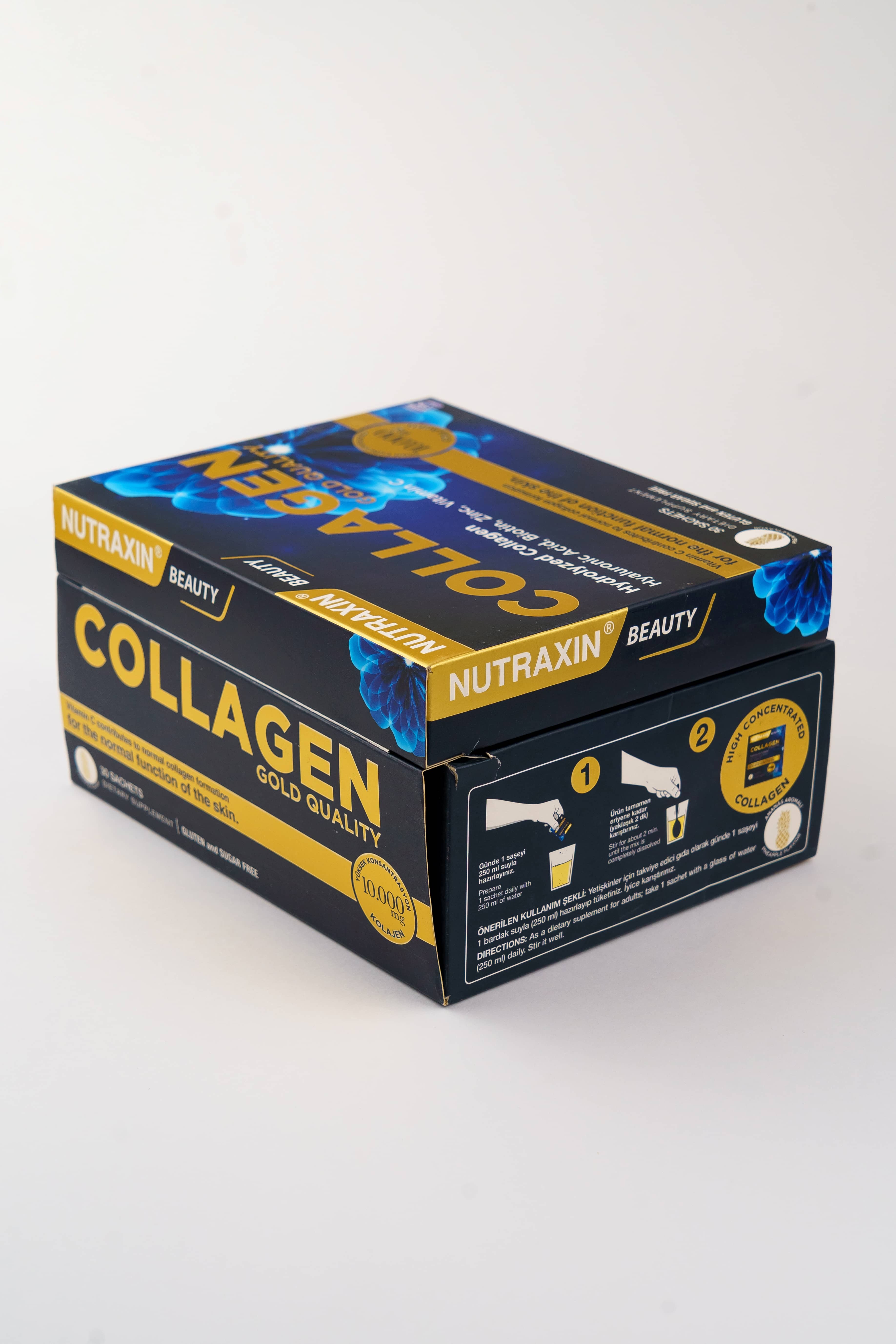 Nutraxin Collagen 10.000 Mg Tip 1 Tip 3 Ananas Aromalı, 30 Saşe 2