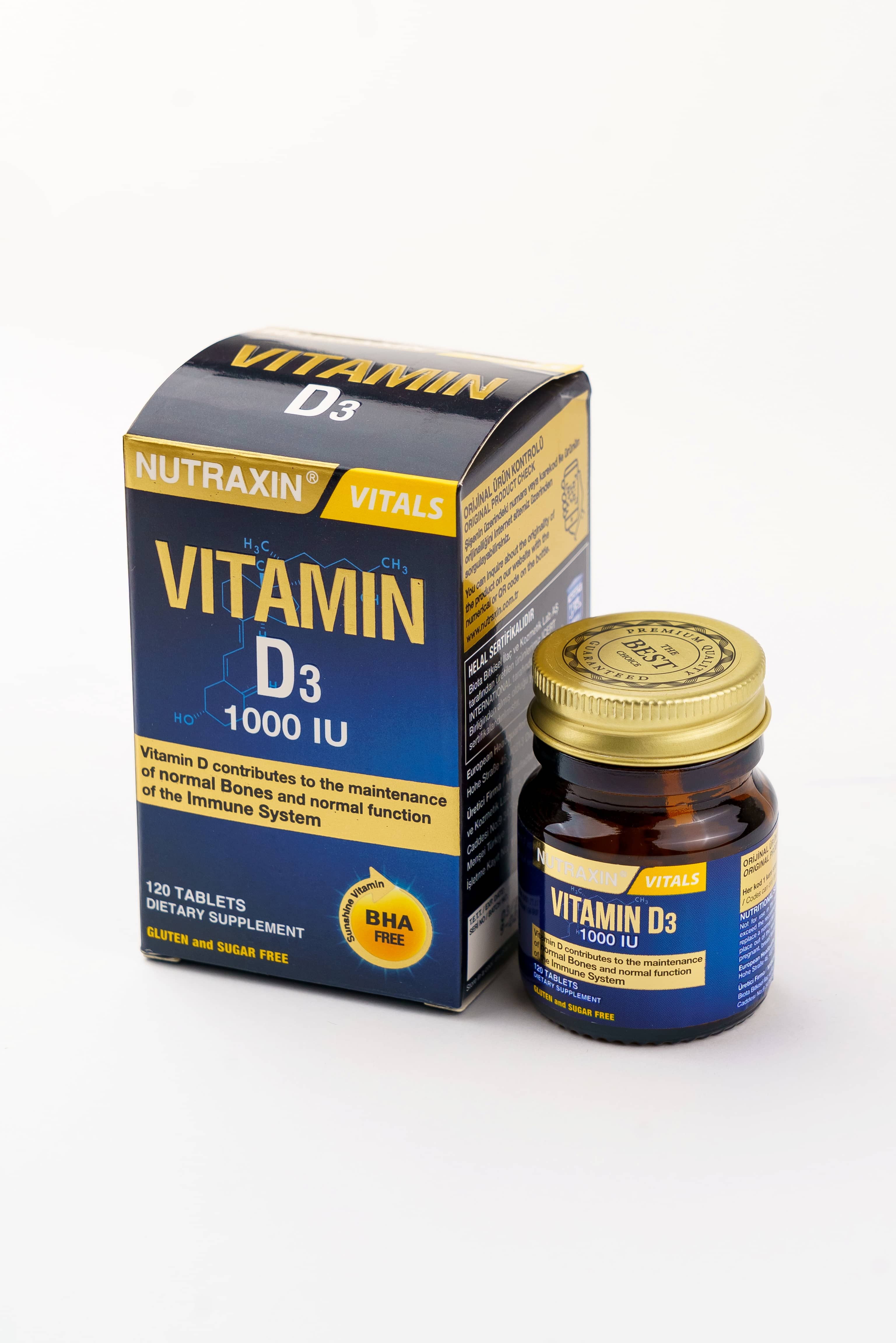 Nutraxin D3 1000IU, 120 tablet 1