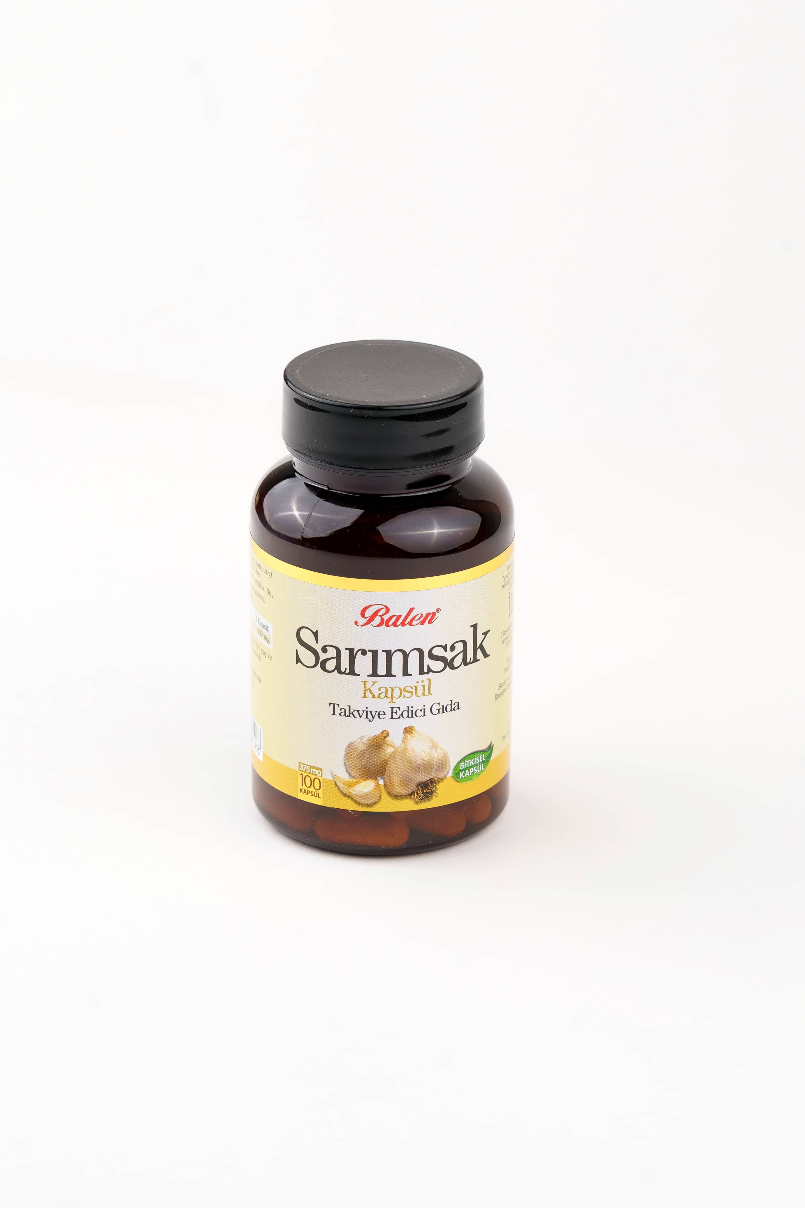 Balen Sarimsak Tozu 375 mg, 100 kapsul 1