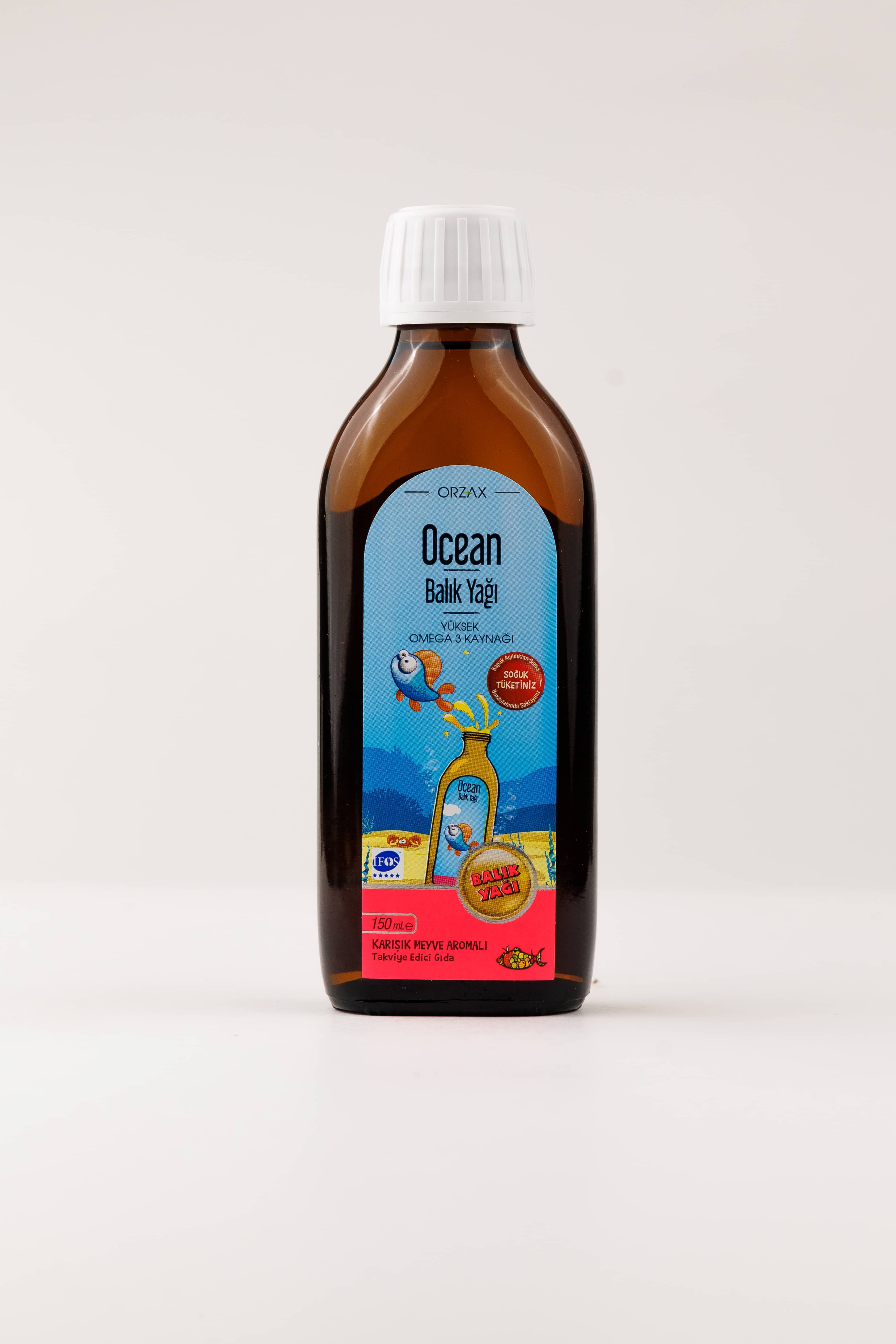 Orzax Tutti Frutti Balik Yagi Surup, 150 ml 2