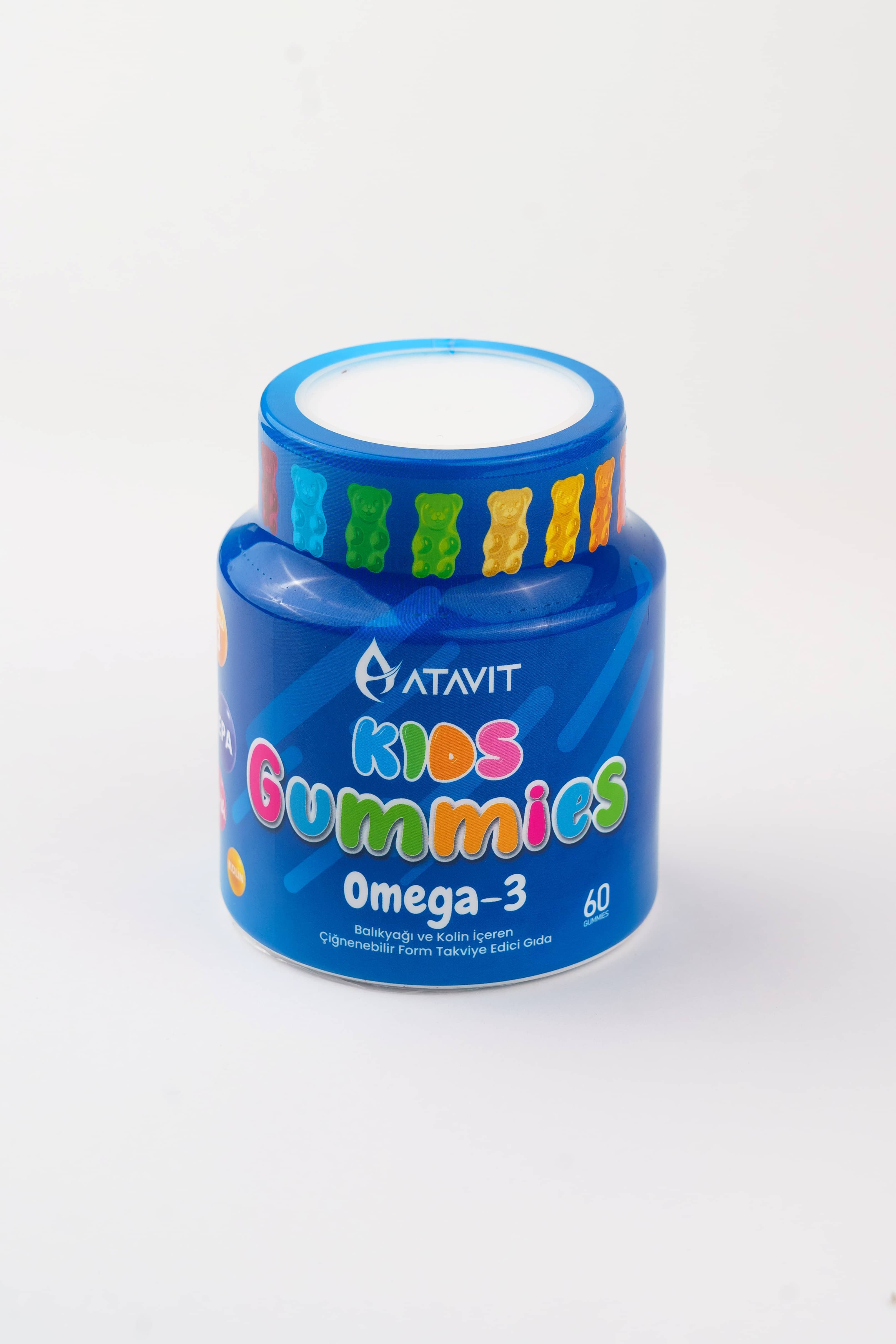 Atavit Kids Gummies Omega-3, 60 Gummies 1