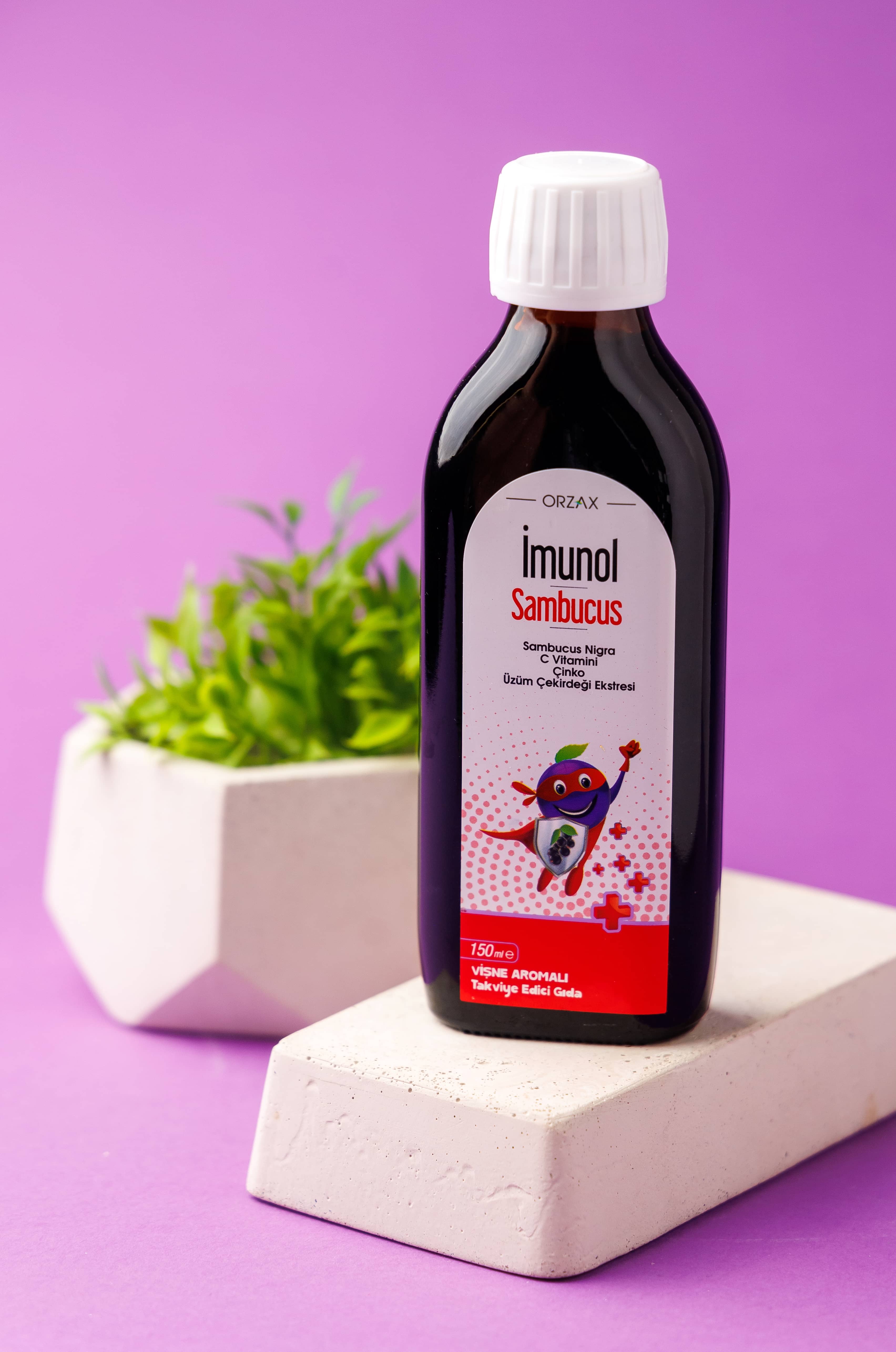 Orzax Imunol Surup SAMBUCUZ, 150 ml 5
