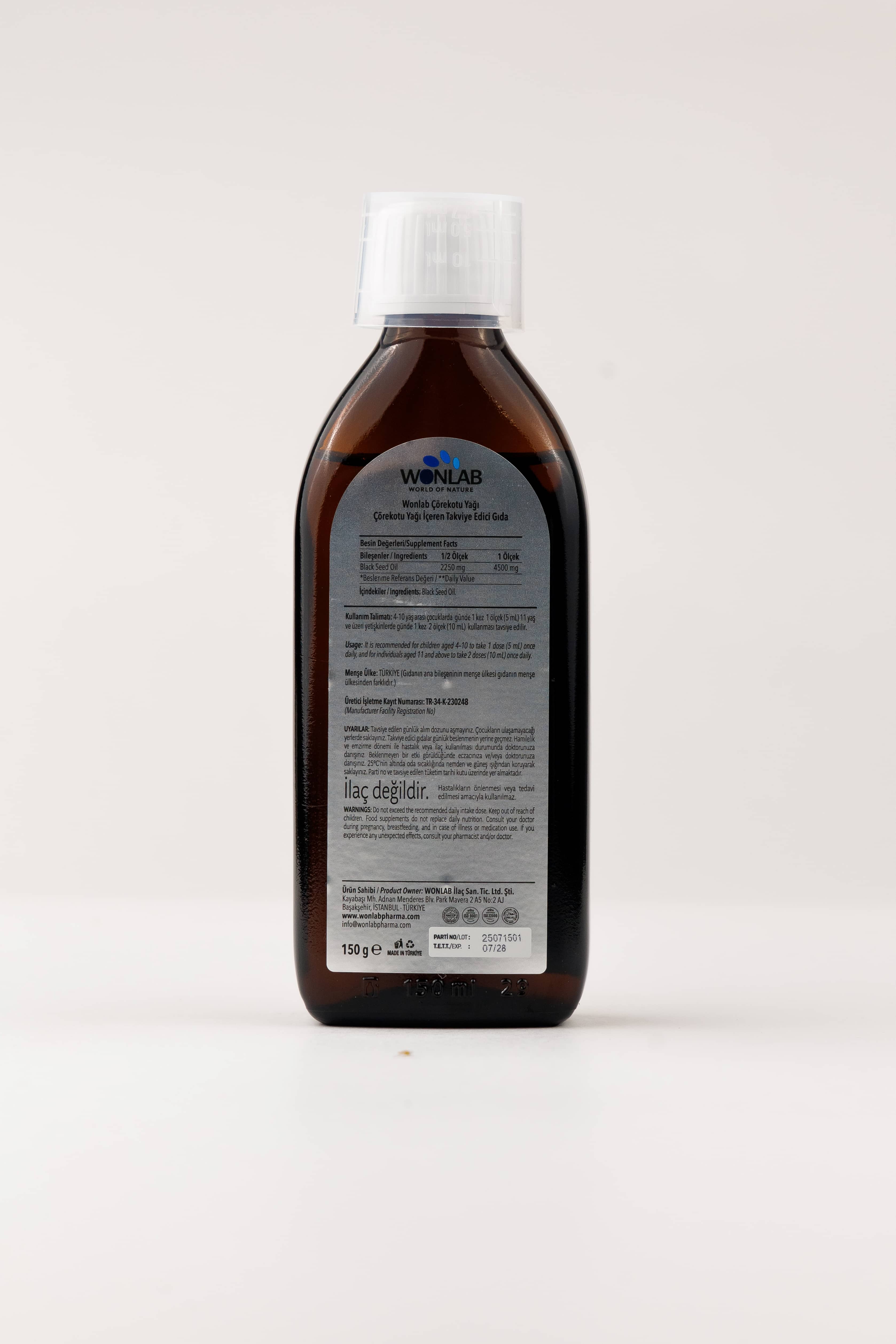 Wonlab Corek Otu Yagi, 150ml 3