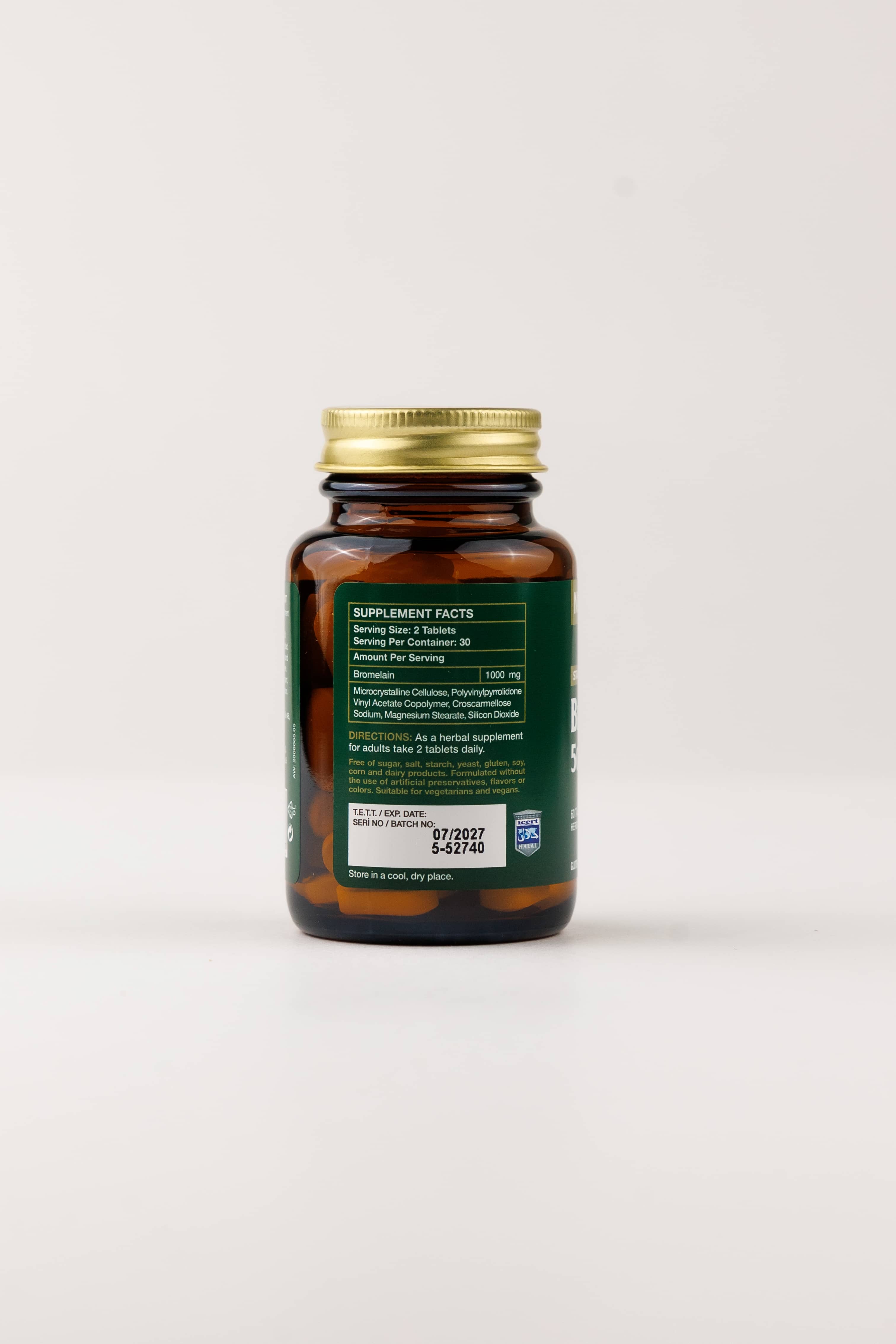Nutraxin Herbal Bromelain 500 mg Ananas 60 Tablet 3