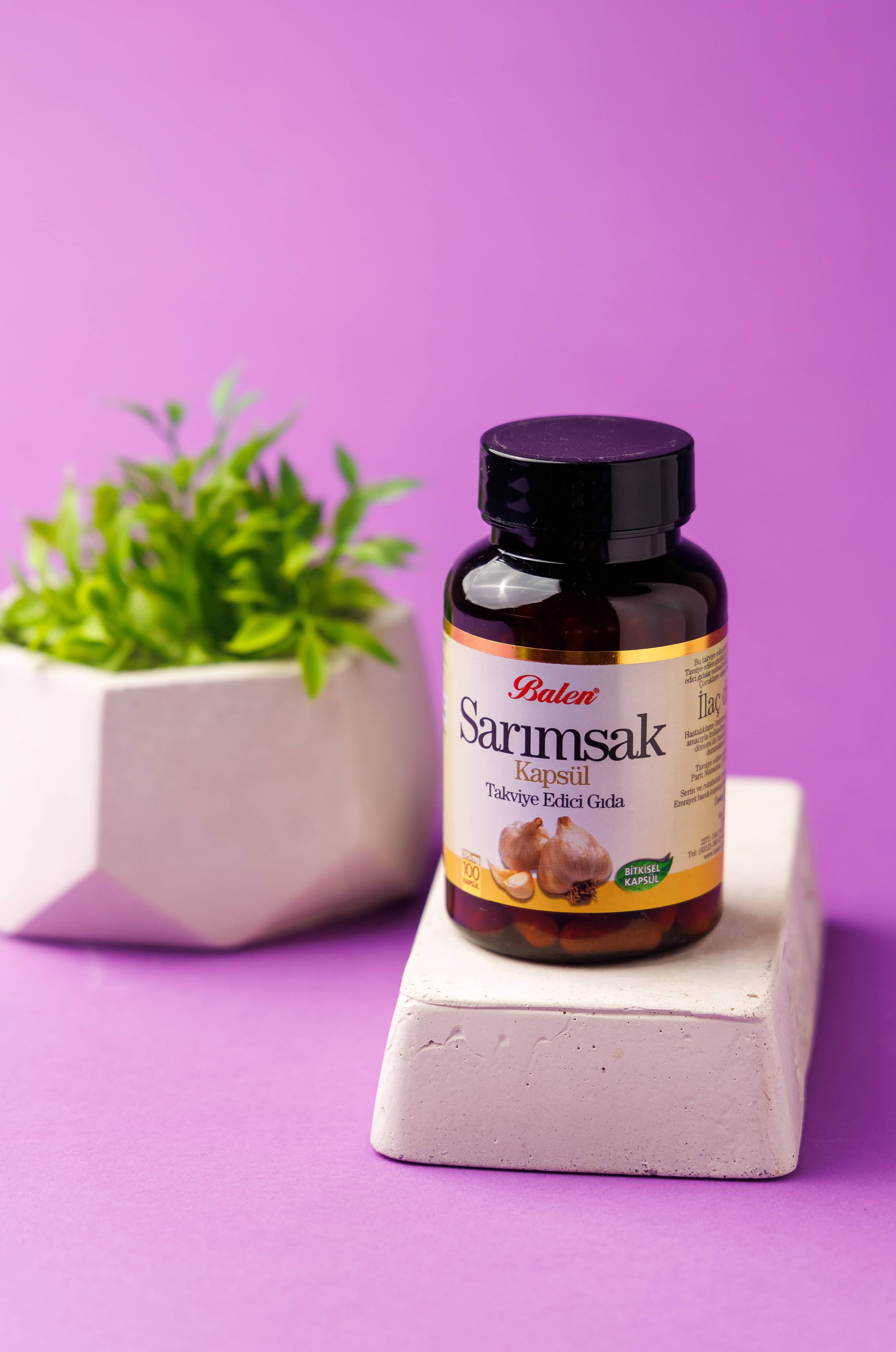 Balen Sarimsak Tozu 375 mg, 100 kapsul 4