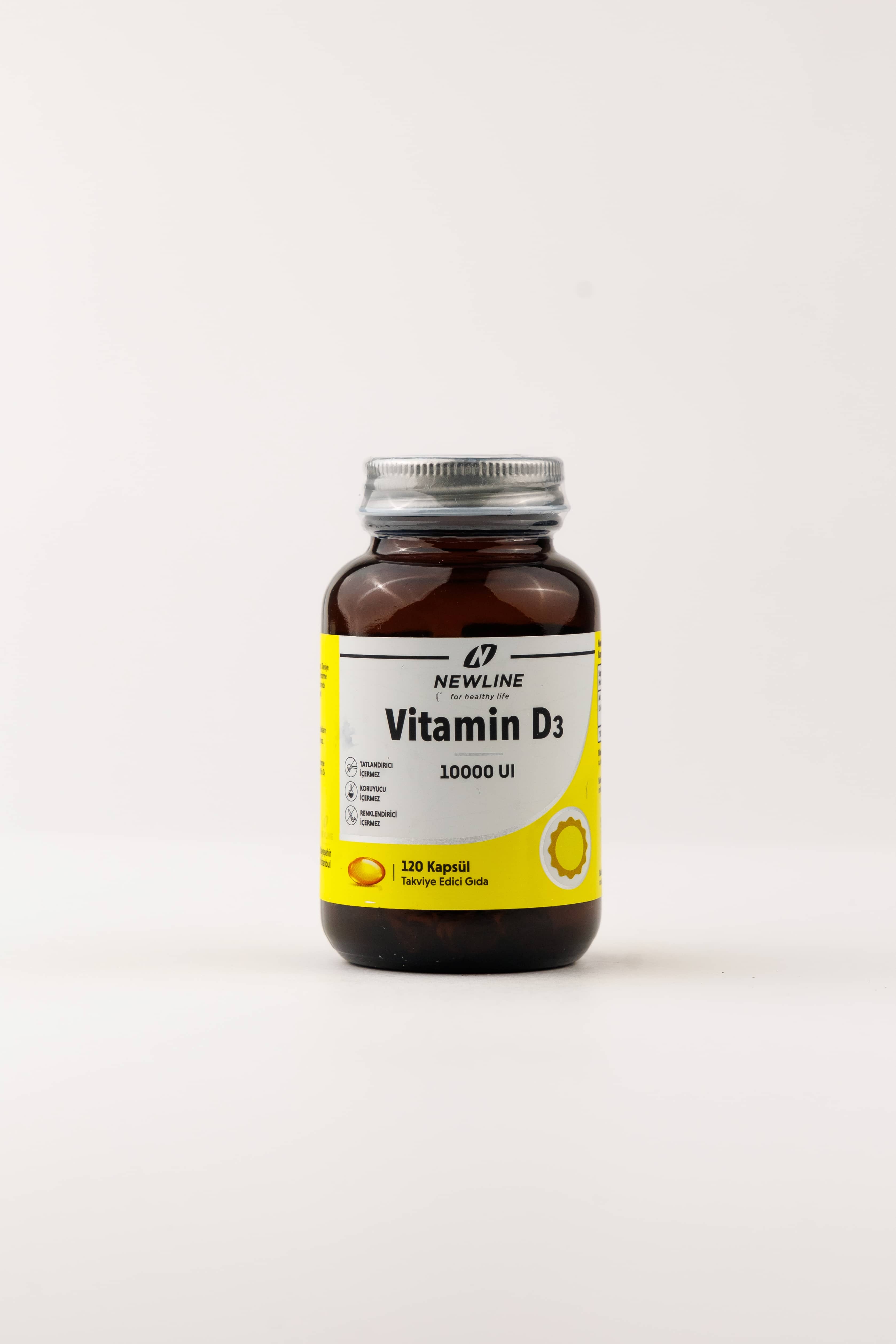 NEWLINE Vitamin D3 10000IU 120 kapsul 2