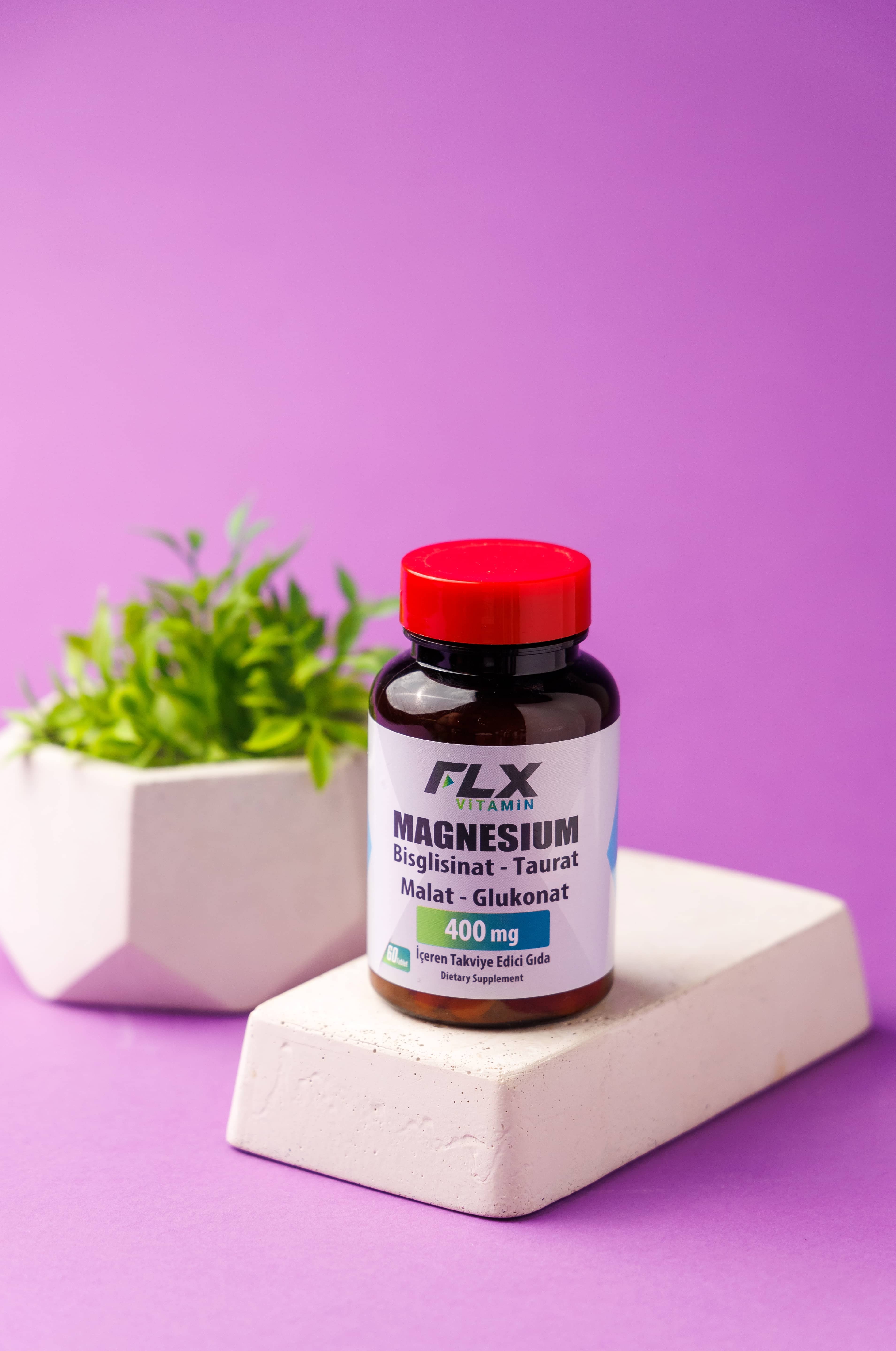 FLX Vitamin Magnesium Bisglitsinat-Taurat 400mg, 60 tablet 4