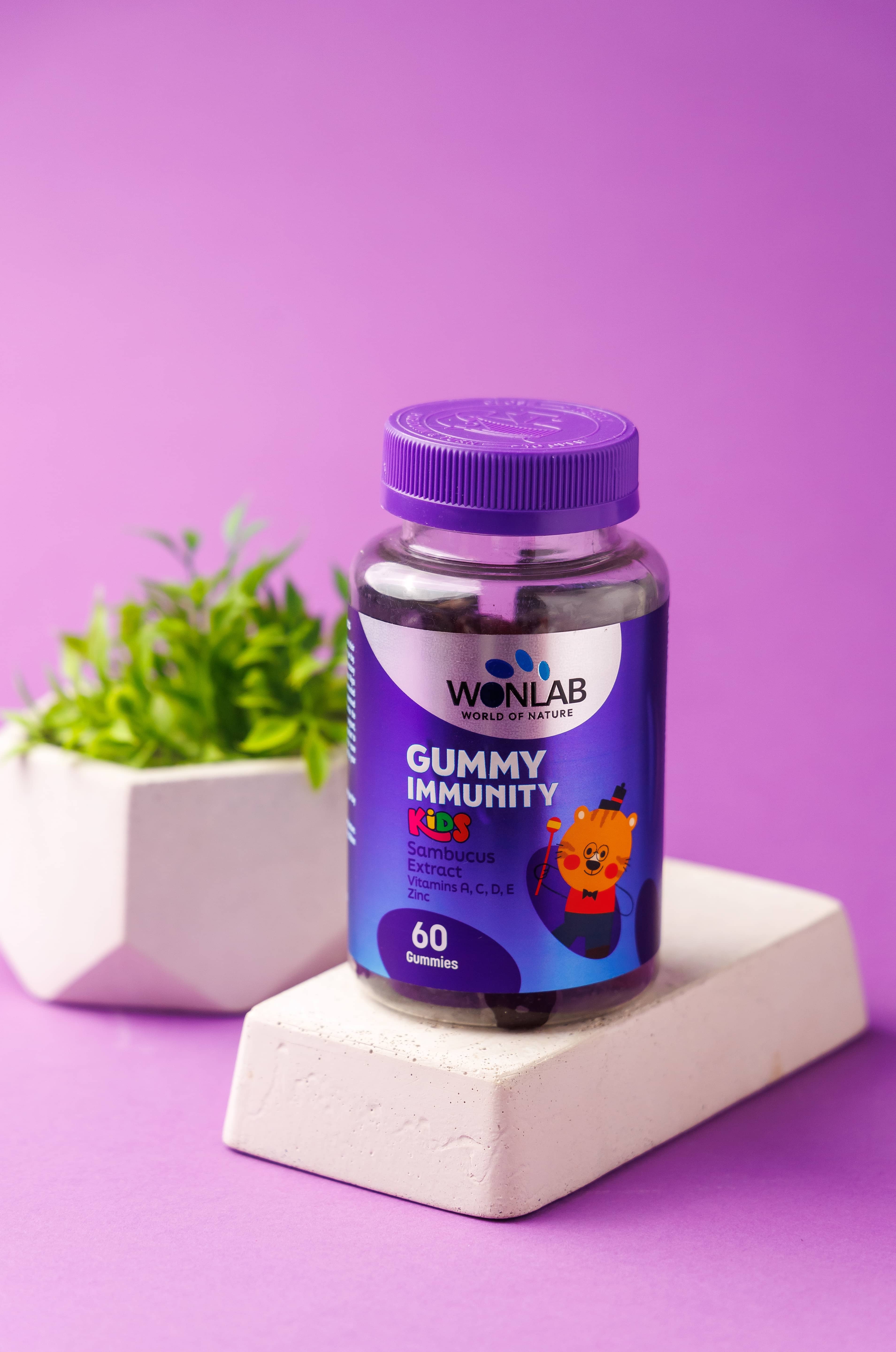 WONLAB kids Immunity, 60 gummies 4