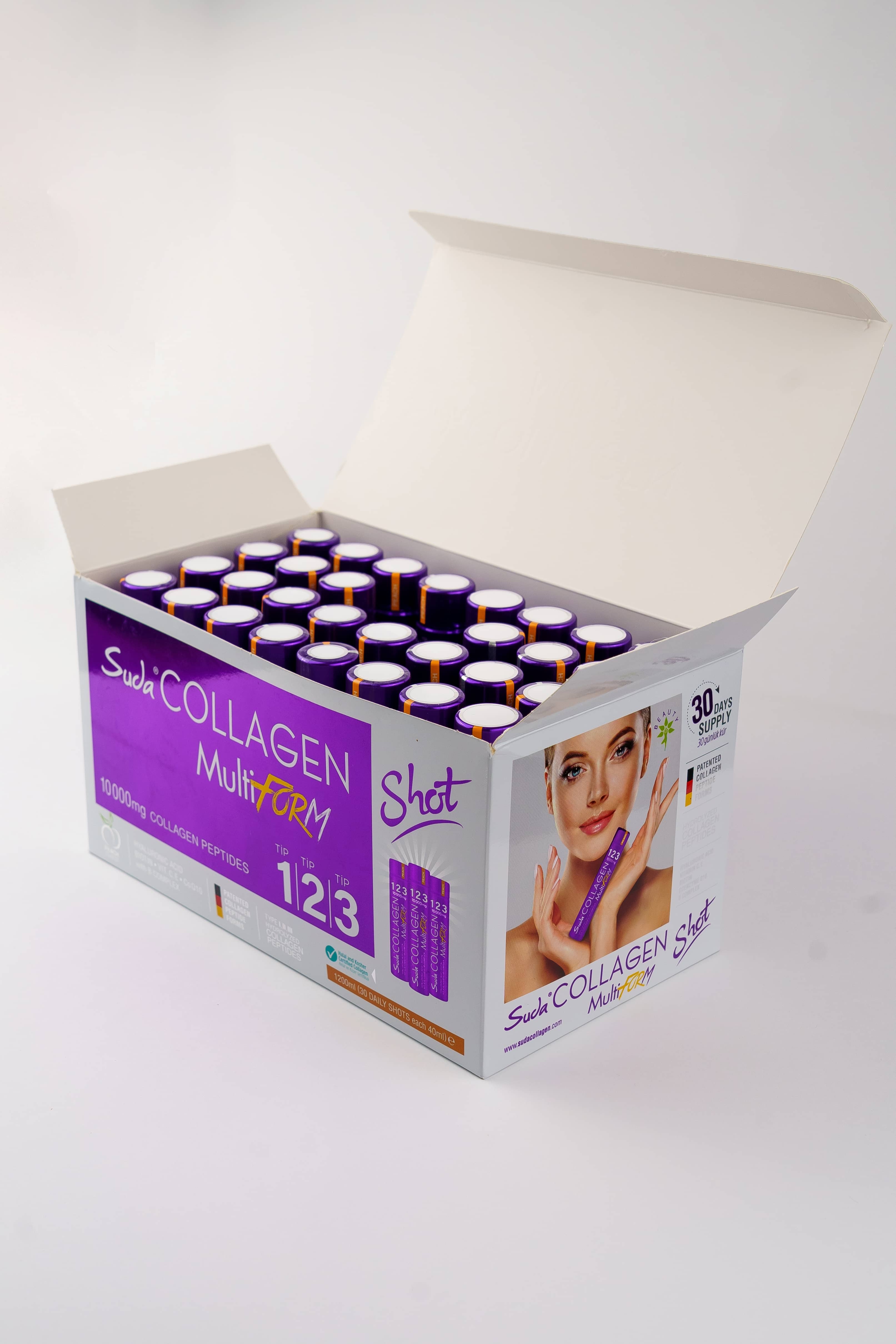 Suda Collagen Seftali aromali, 40mlx30 Shot = 1200 ml 4