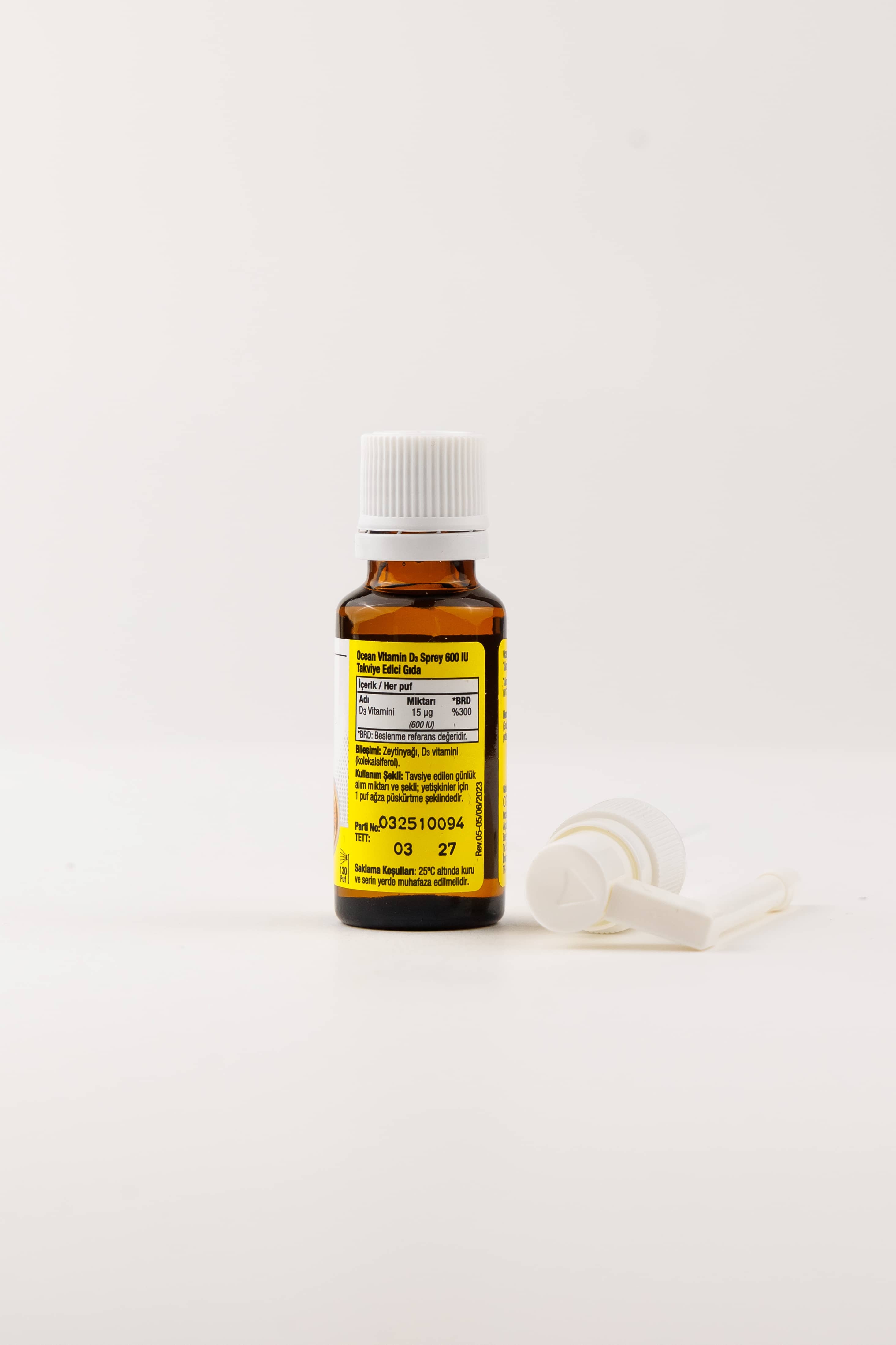 Orzax Vitamin D3 SPREY 600 IU, 20 Ml 3