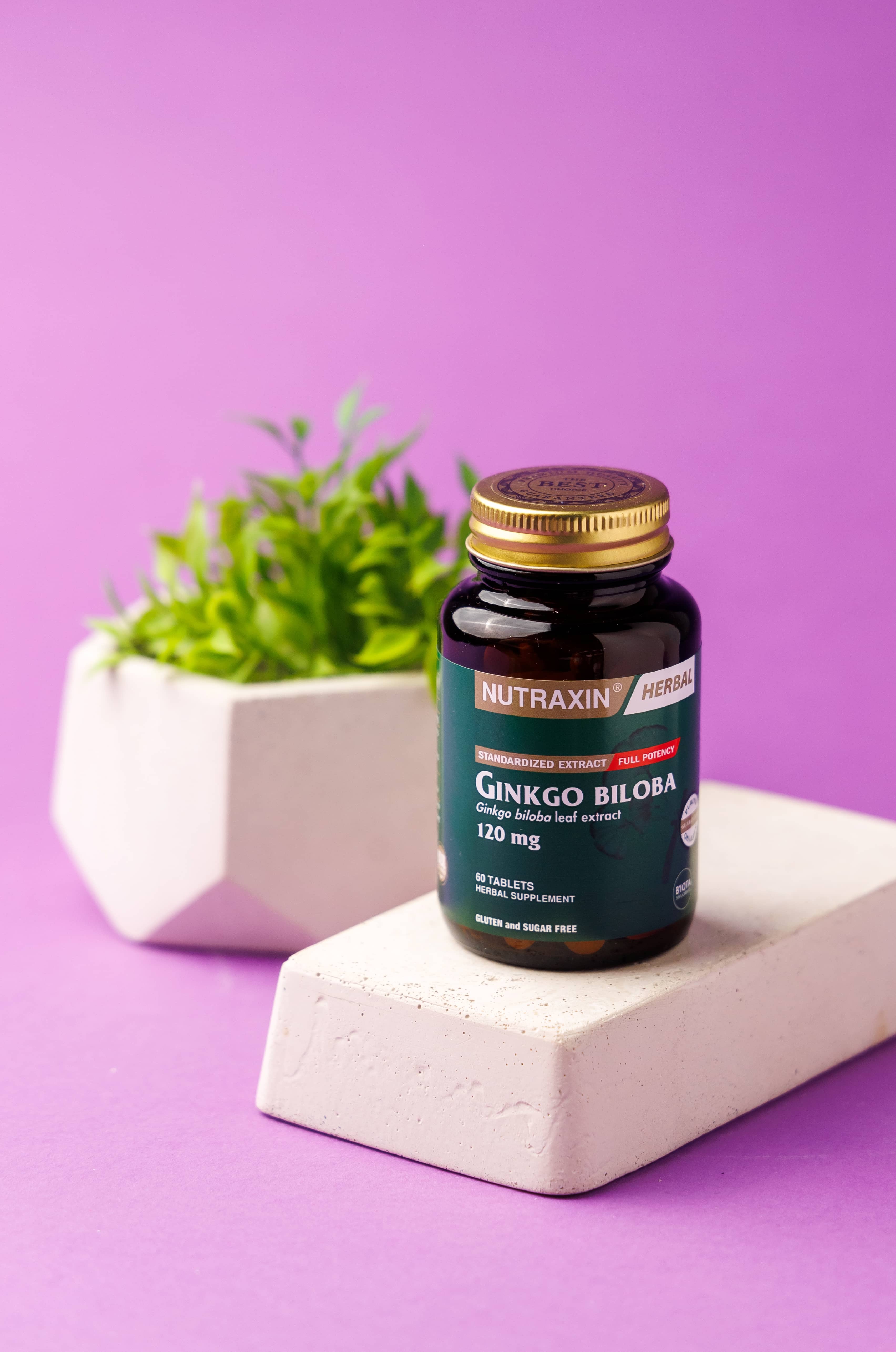 Nutraxin Gingko Biloba 120 ml, 60 Tablet 5