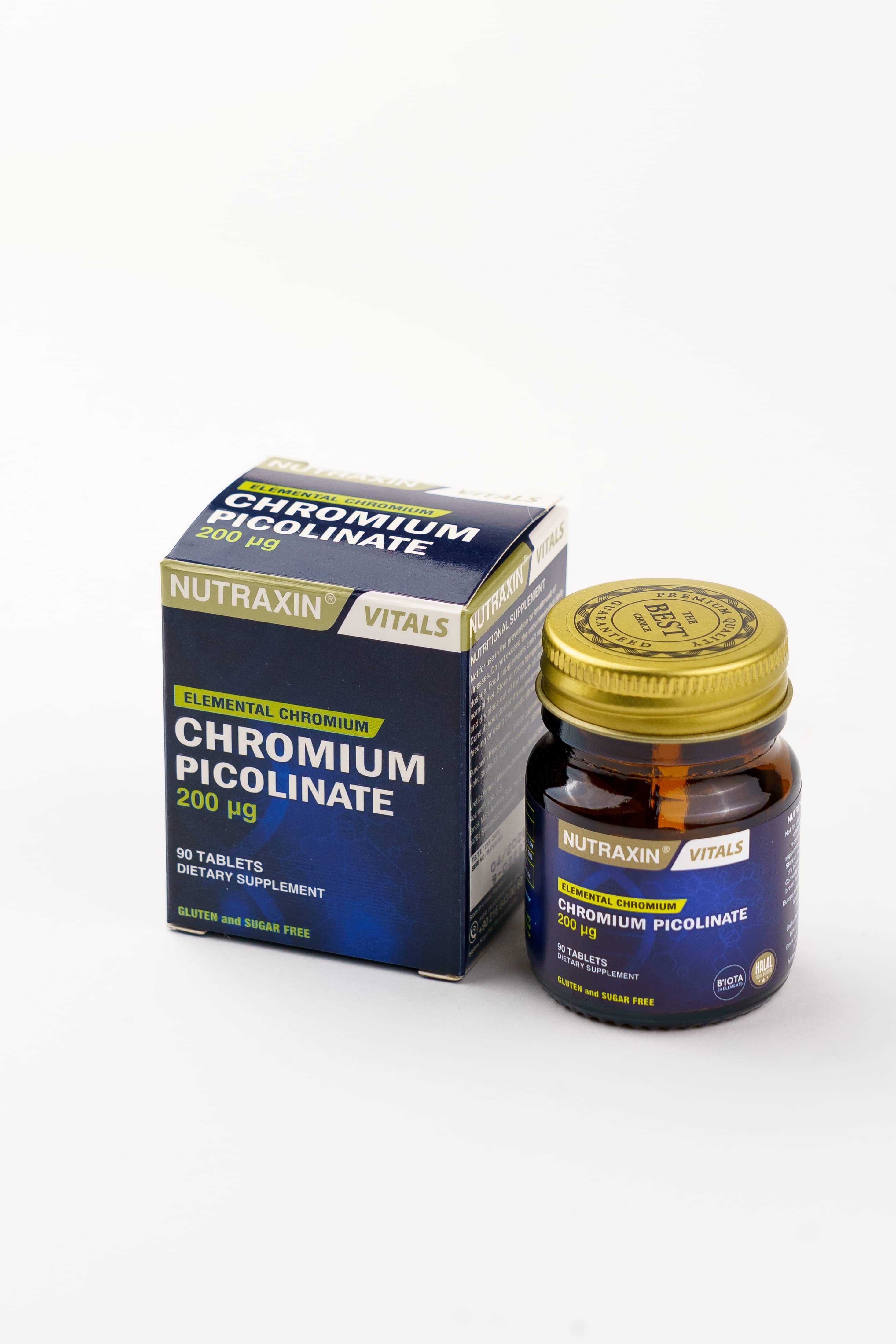 Nutraxin Chromium Picolinate 200 mcg, 90 Tablet 1