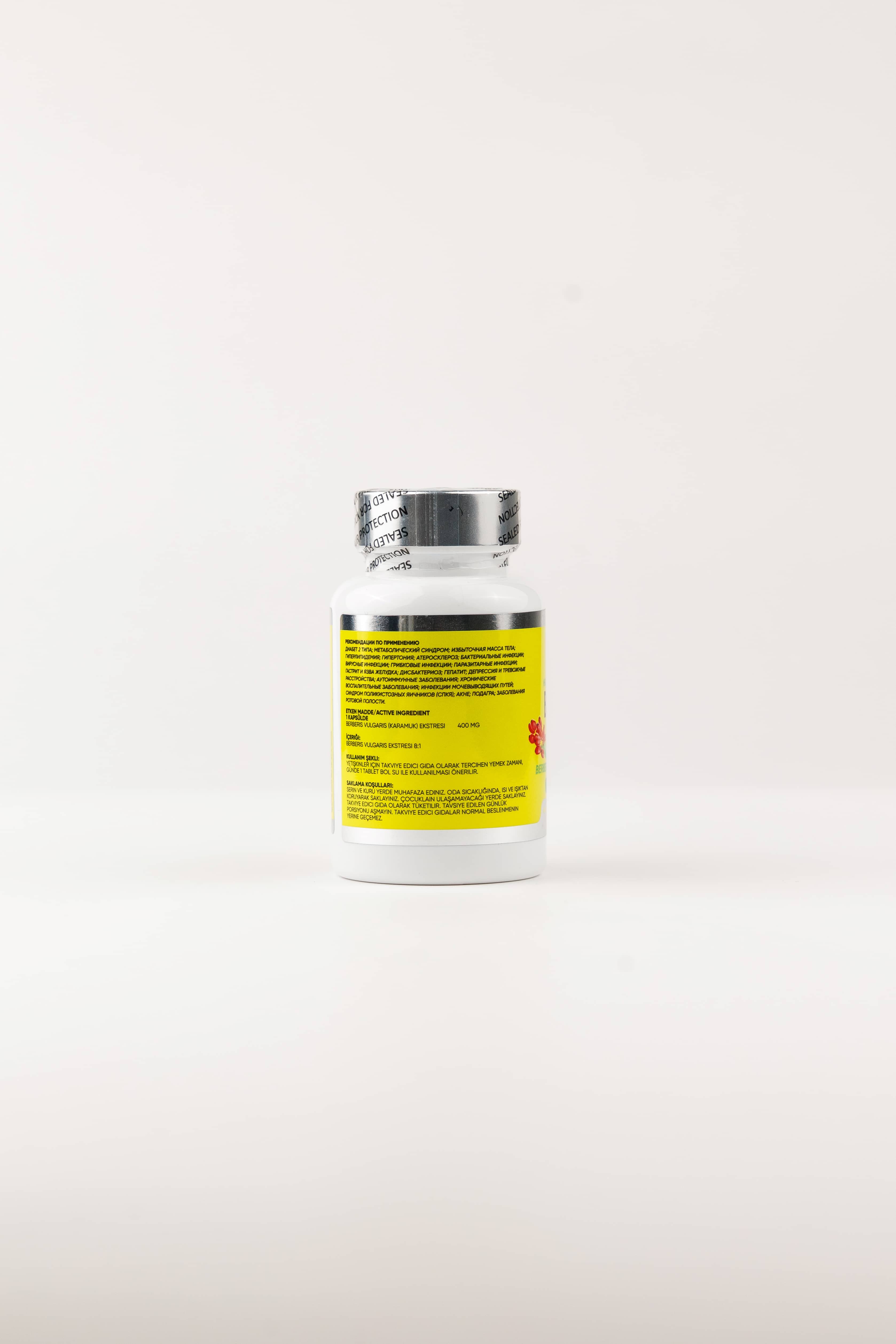 TIBOMED Berberine Extract, 400mg, 60 capsuls 3