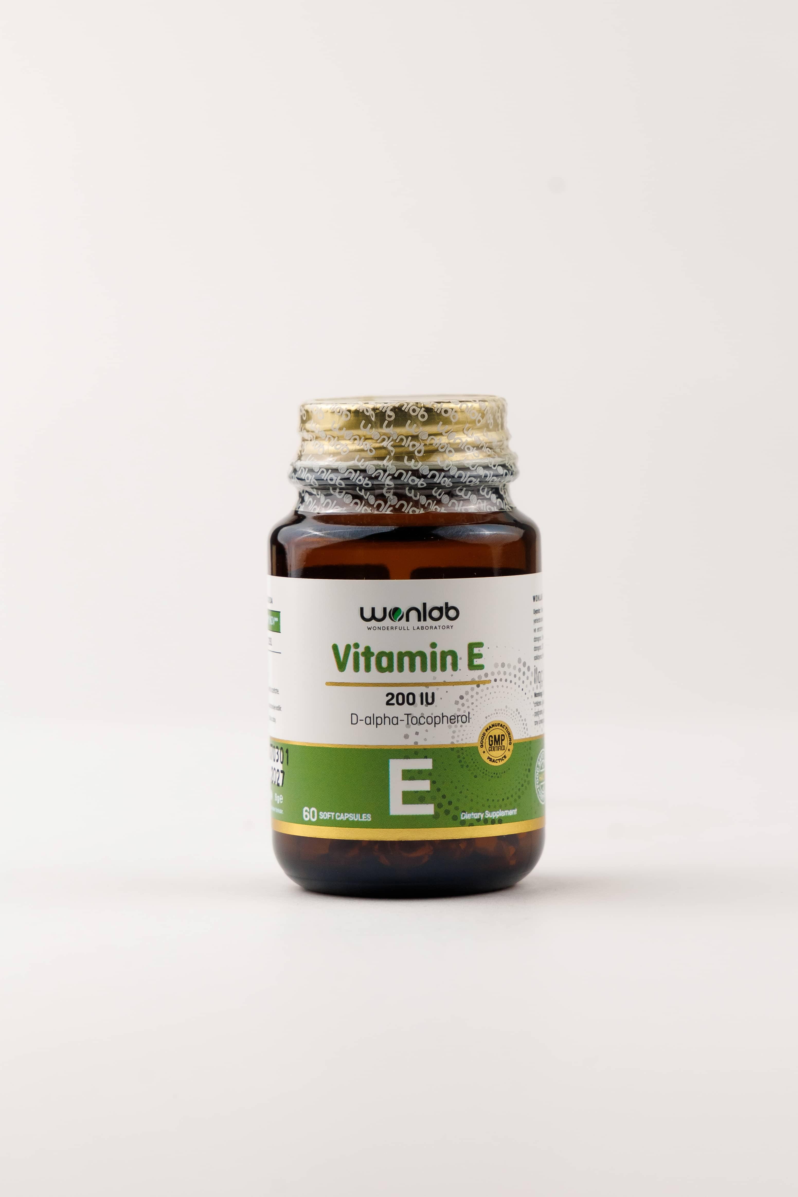 WONLAB Vitamin E Soft Jel 60 caps 3