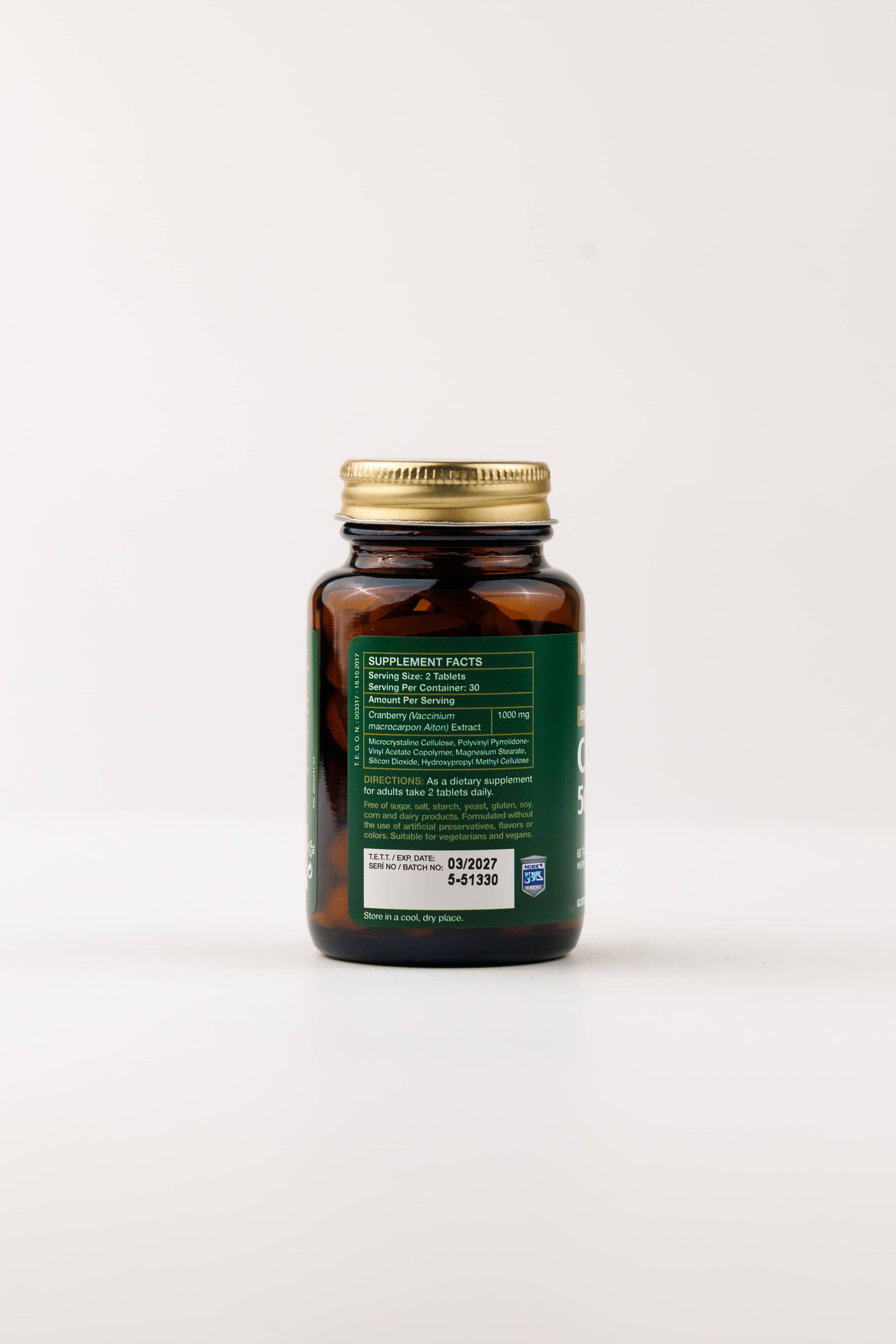 Nutraxin Cranberry 500 Mg, 60 Tablet 3