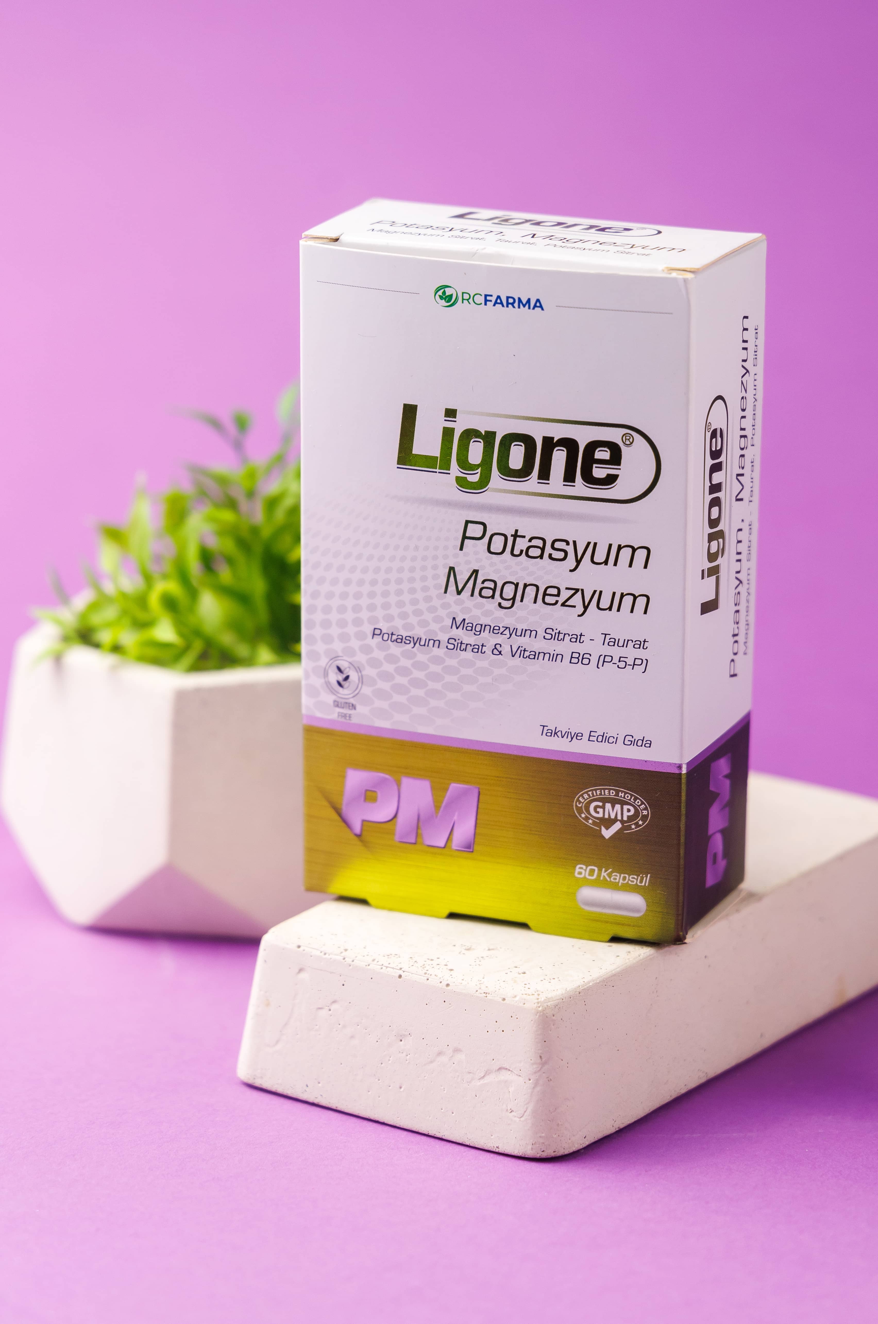 RCFARMA Ligone Potasyum, Magnesium 60 kapsul 4