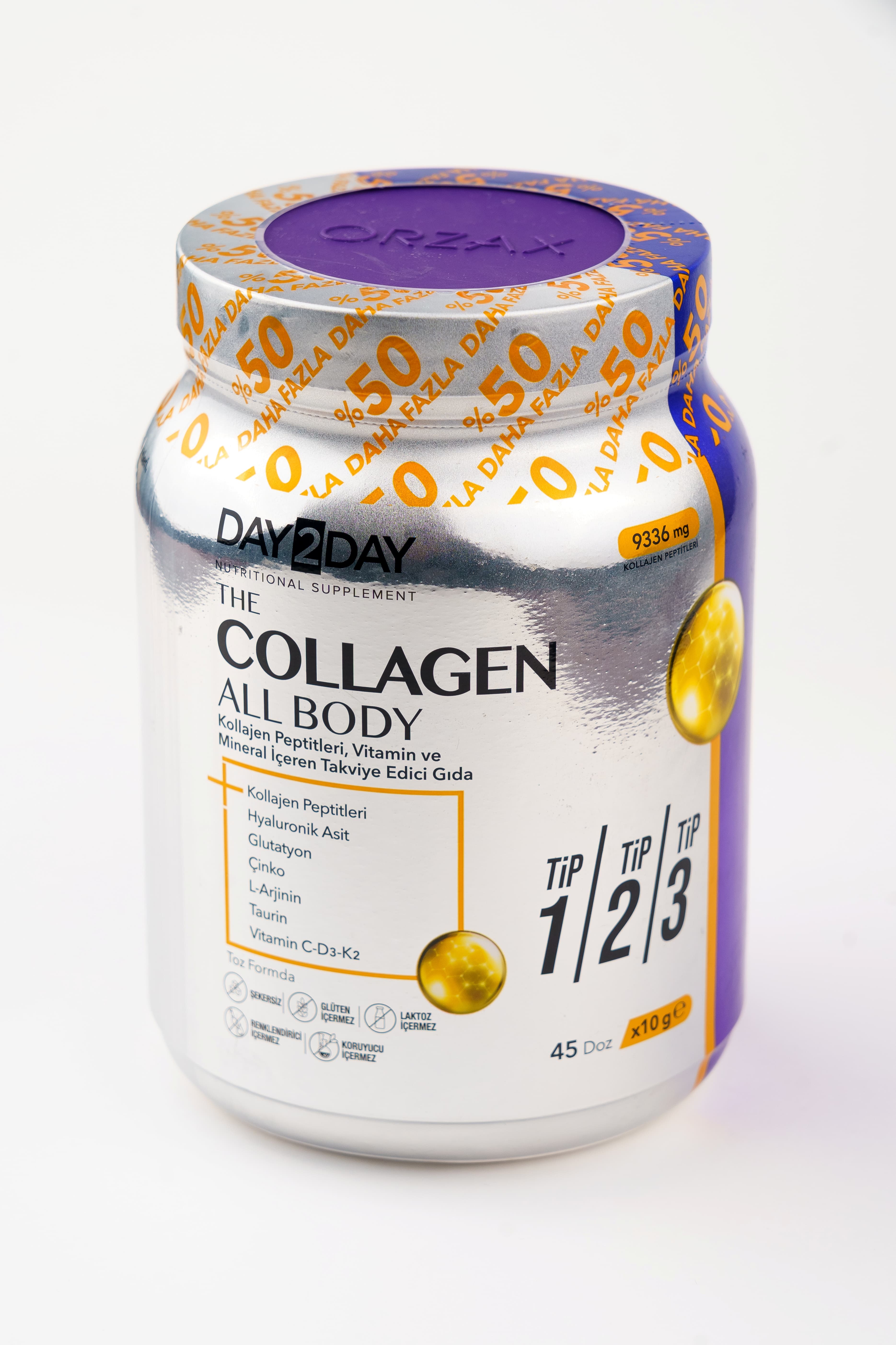 Orzax Day2Day Collagen All Body 45 doz 9336mg