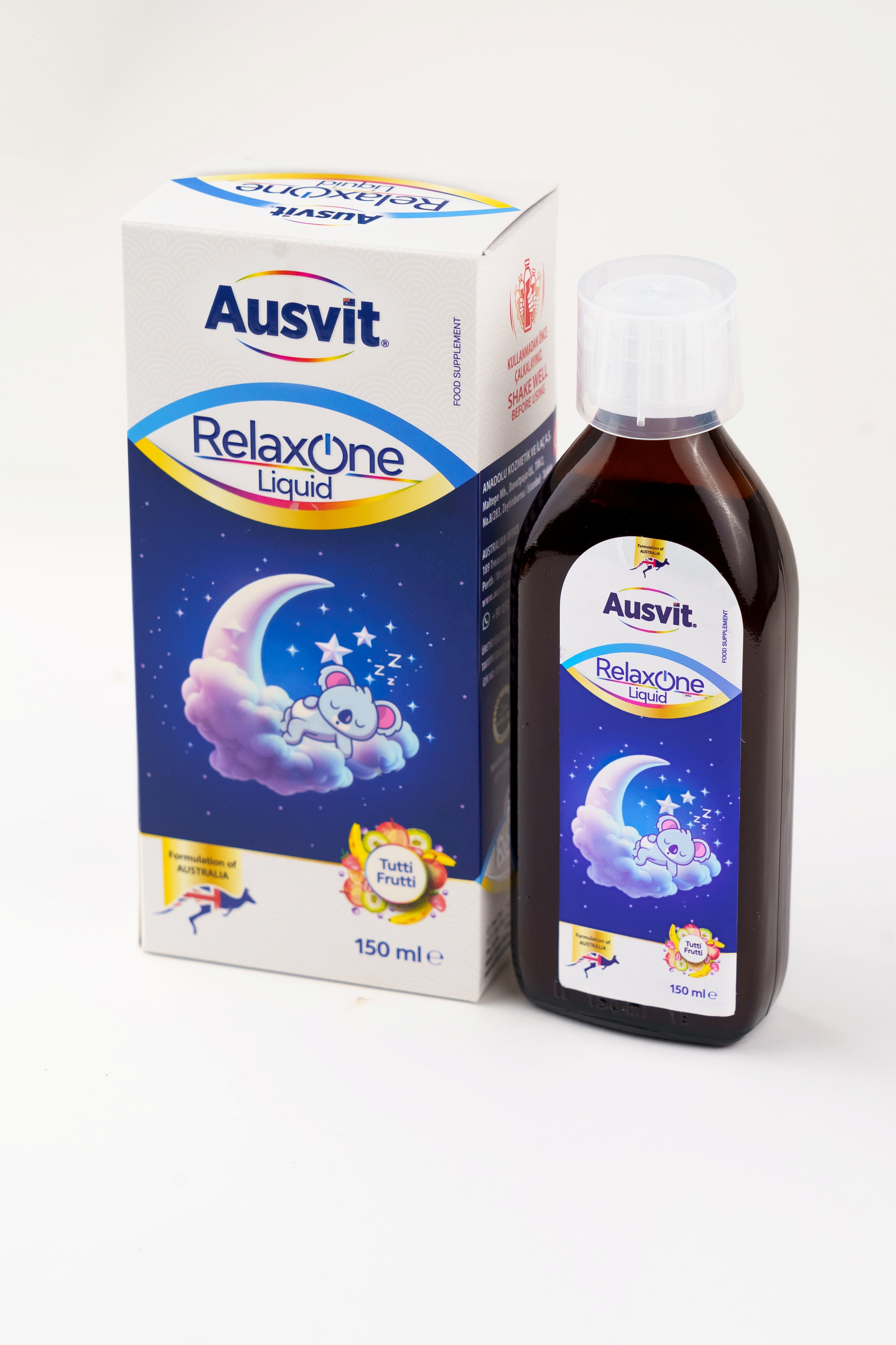 AUSVİT RELAXONE SLEEP & STRESS SUPPORT LİQUİD 150 ML