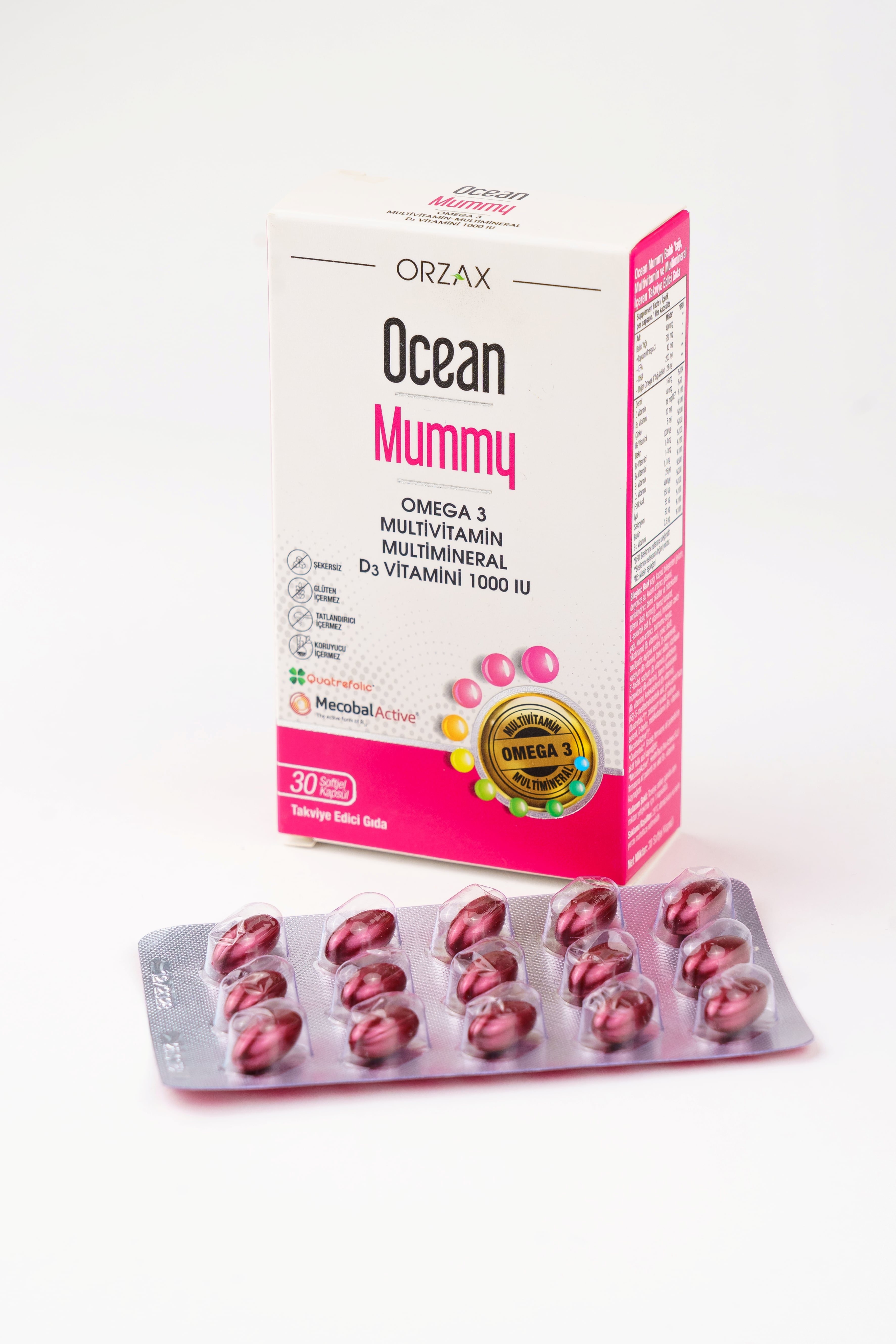 Orzax Mummy, 30 Softjel Kapsül