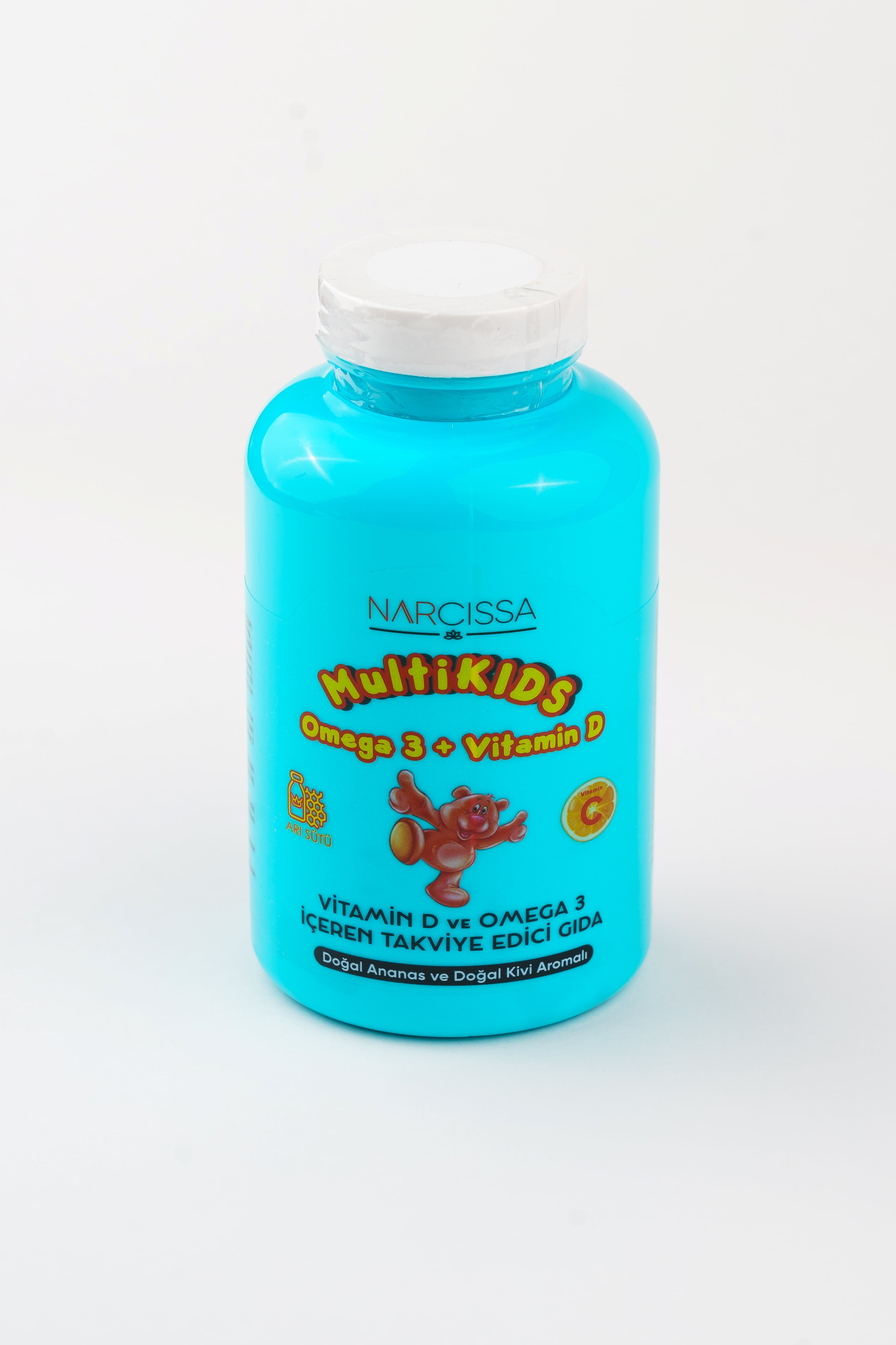 Narcissa Multikids Omega3 & Vitamin D, 90 gummies