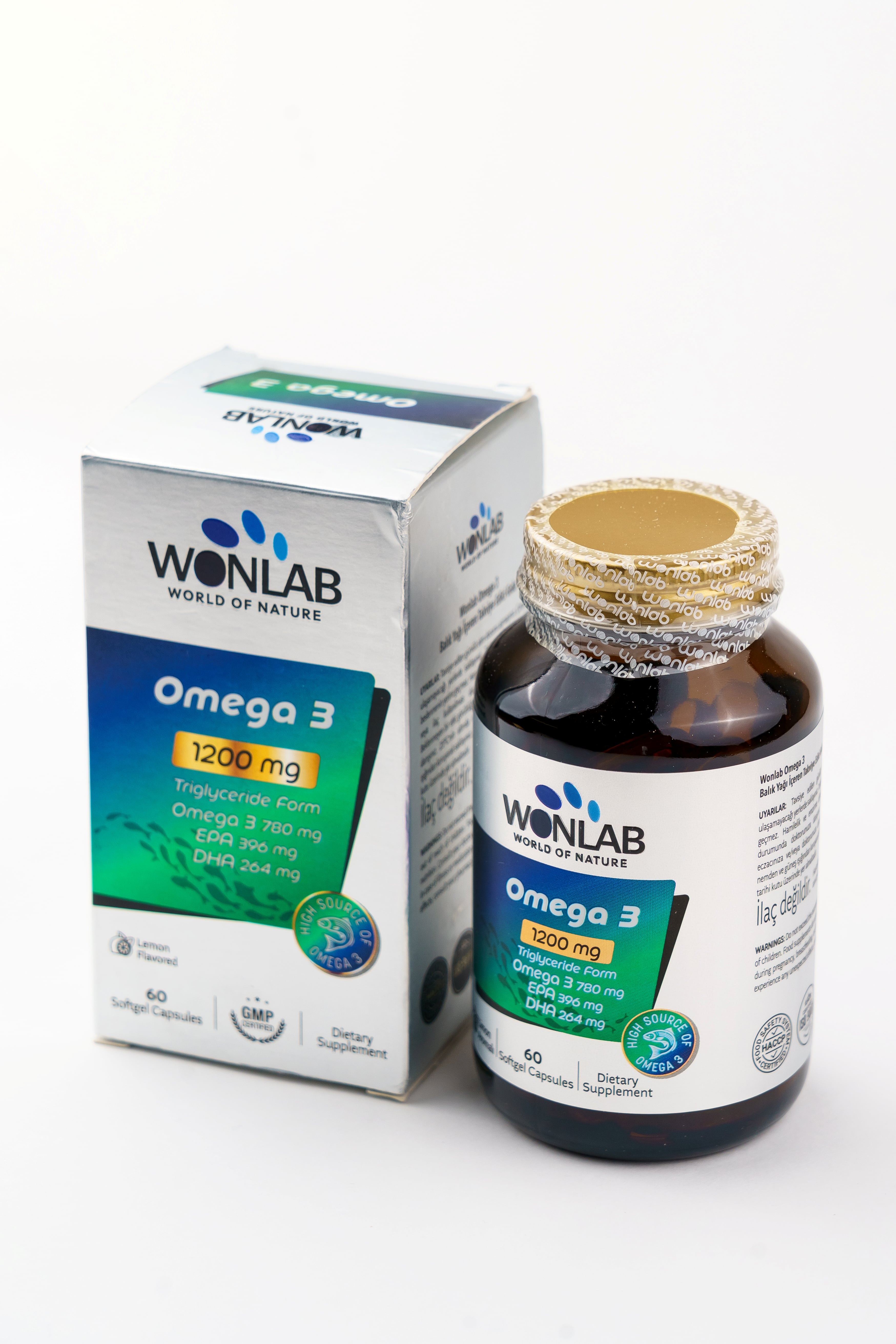 Wonlab Omega 3 1200mg 60 kapsul