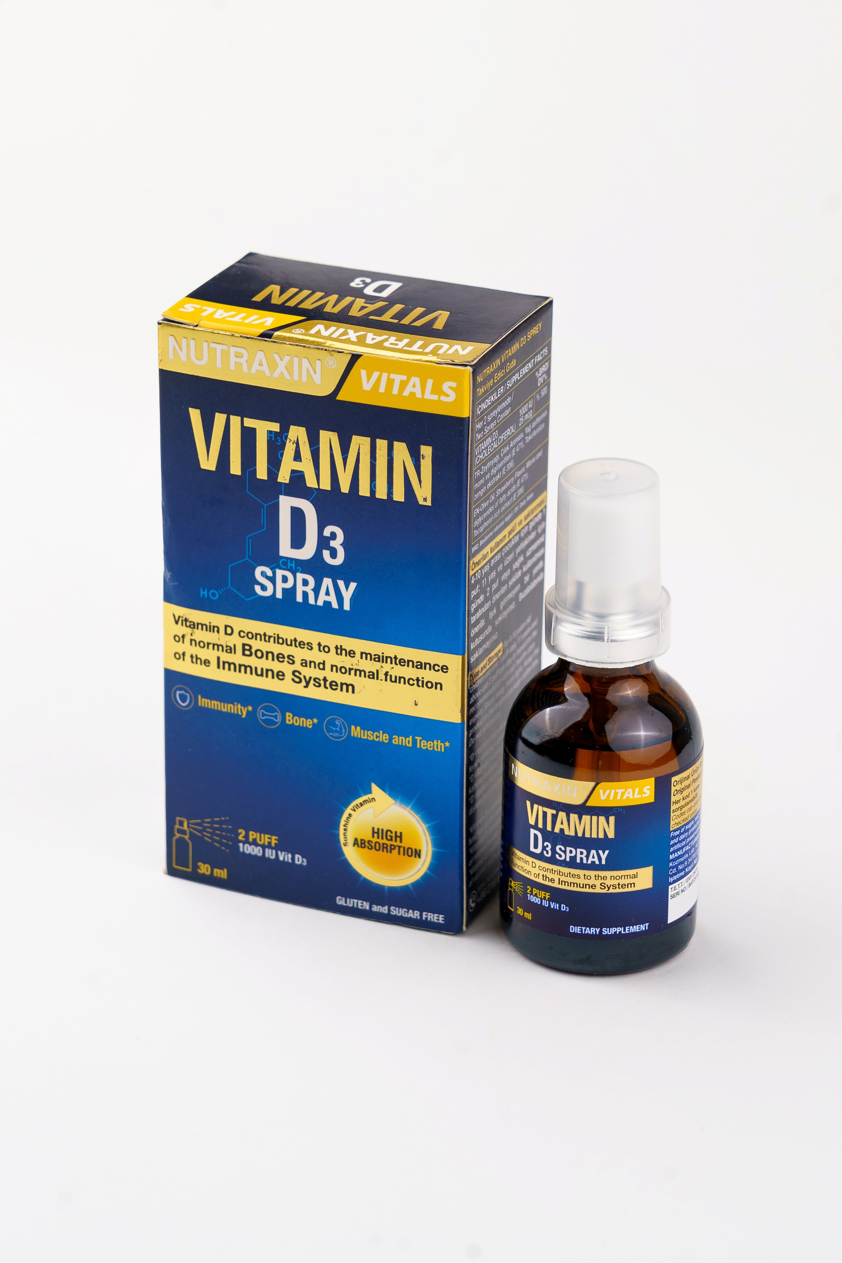 Nutraxin Vitamin D3 500 IU SPREY, 30 ml