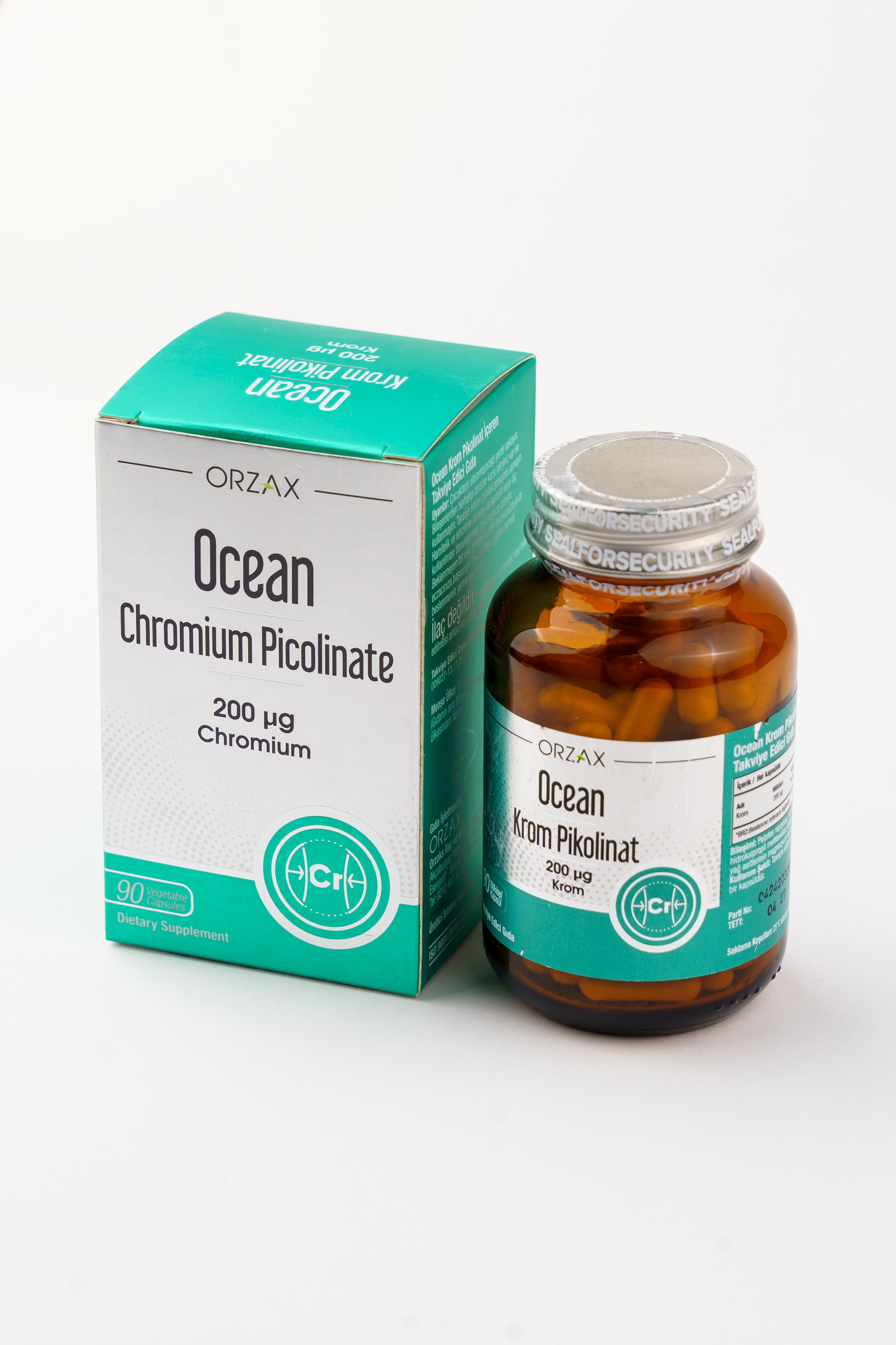 Orzax Krom Pikolinat 200 Mcg, 90 Kapsül