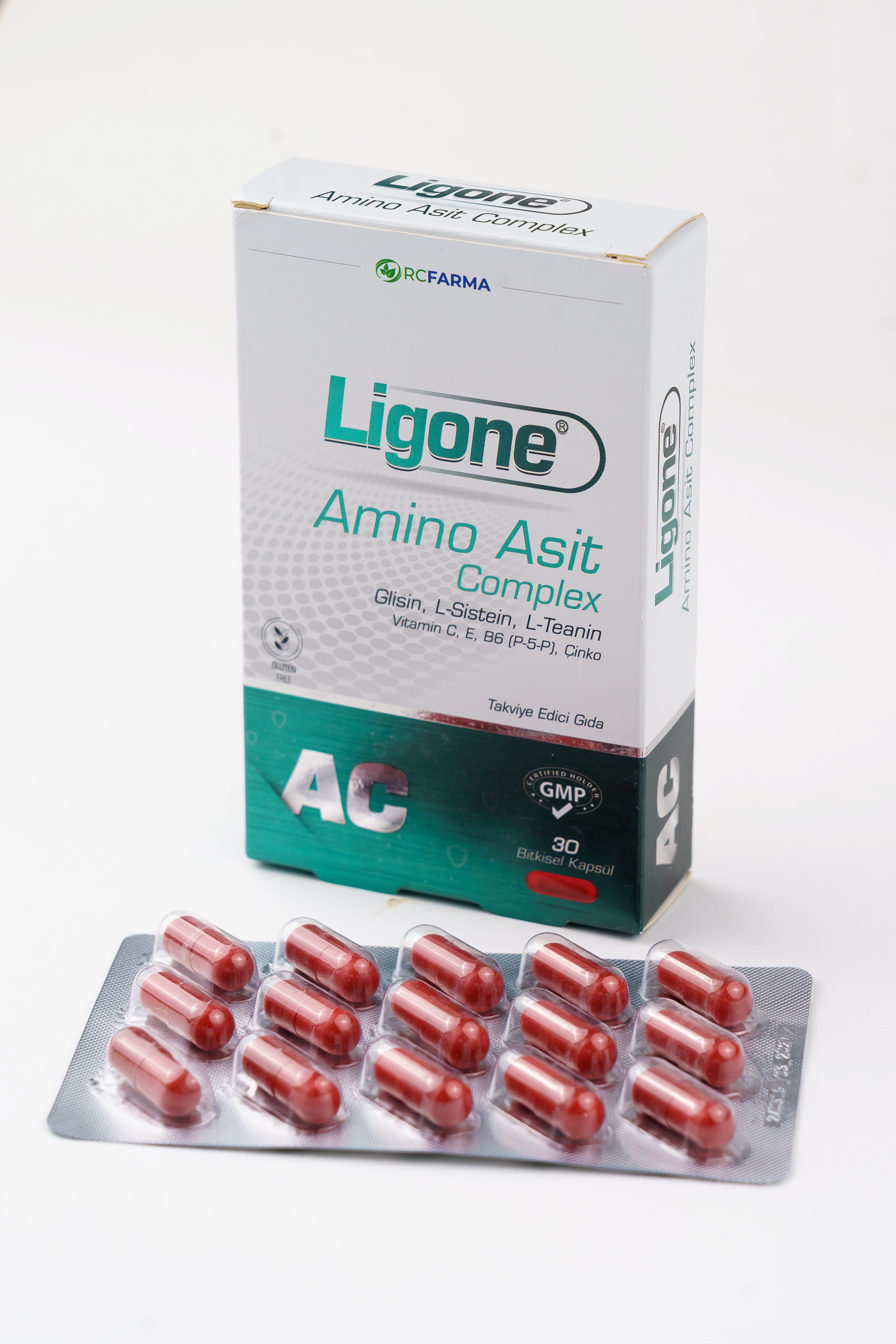 RCFARMA Ligone Amino Asit Complex 30 kapsul