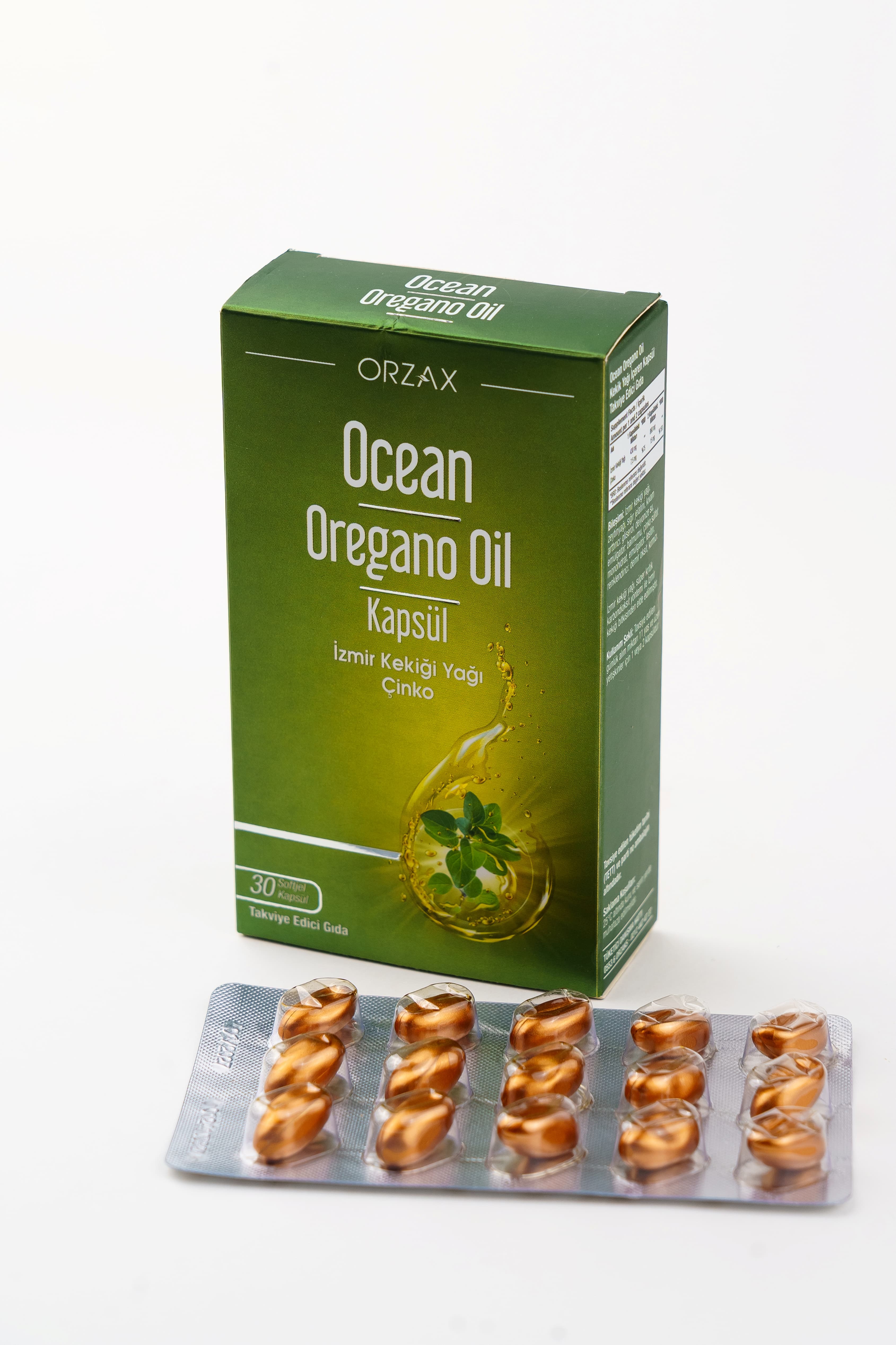 Orzax Oregano Oil, 30 Softjel Kapsül