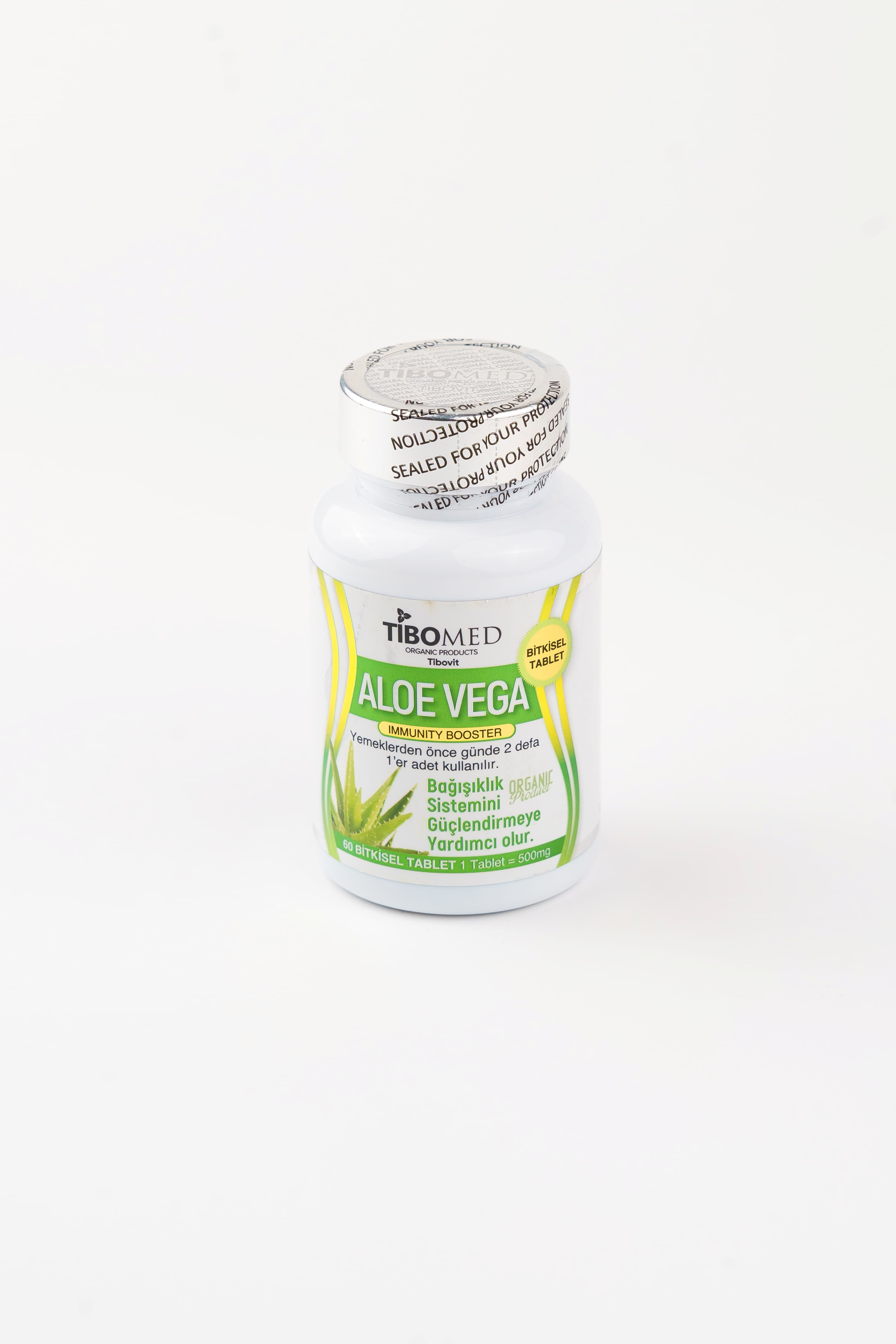 TIBOMED Aloe Vega 500 mg, 60 tablet
