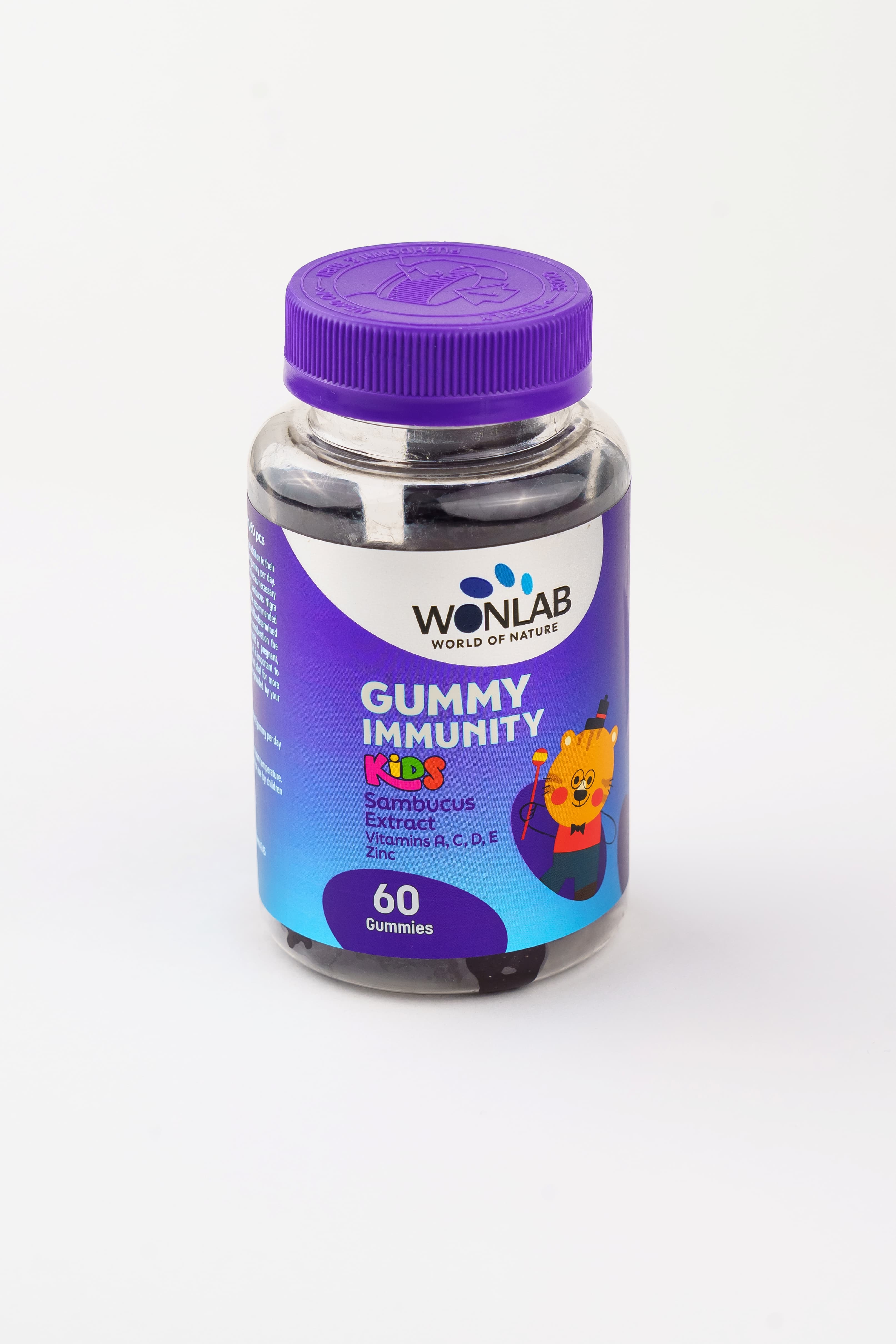 WONLAB kids Immunity, 60 gummies
