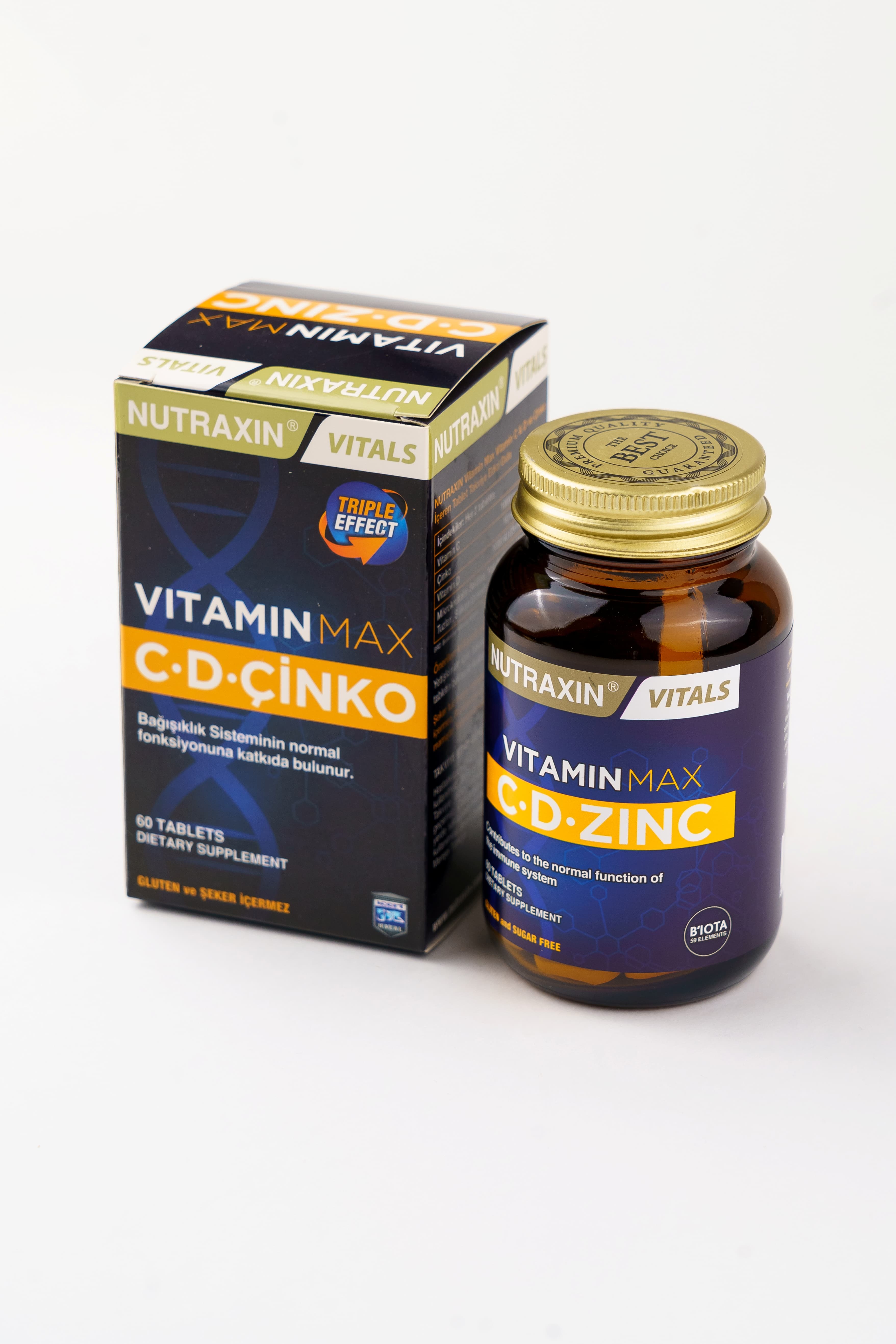 Nutraxin Vitamin Max C-D-Zinc, 60 Tablet