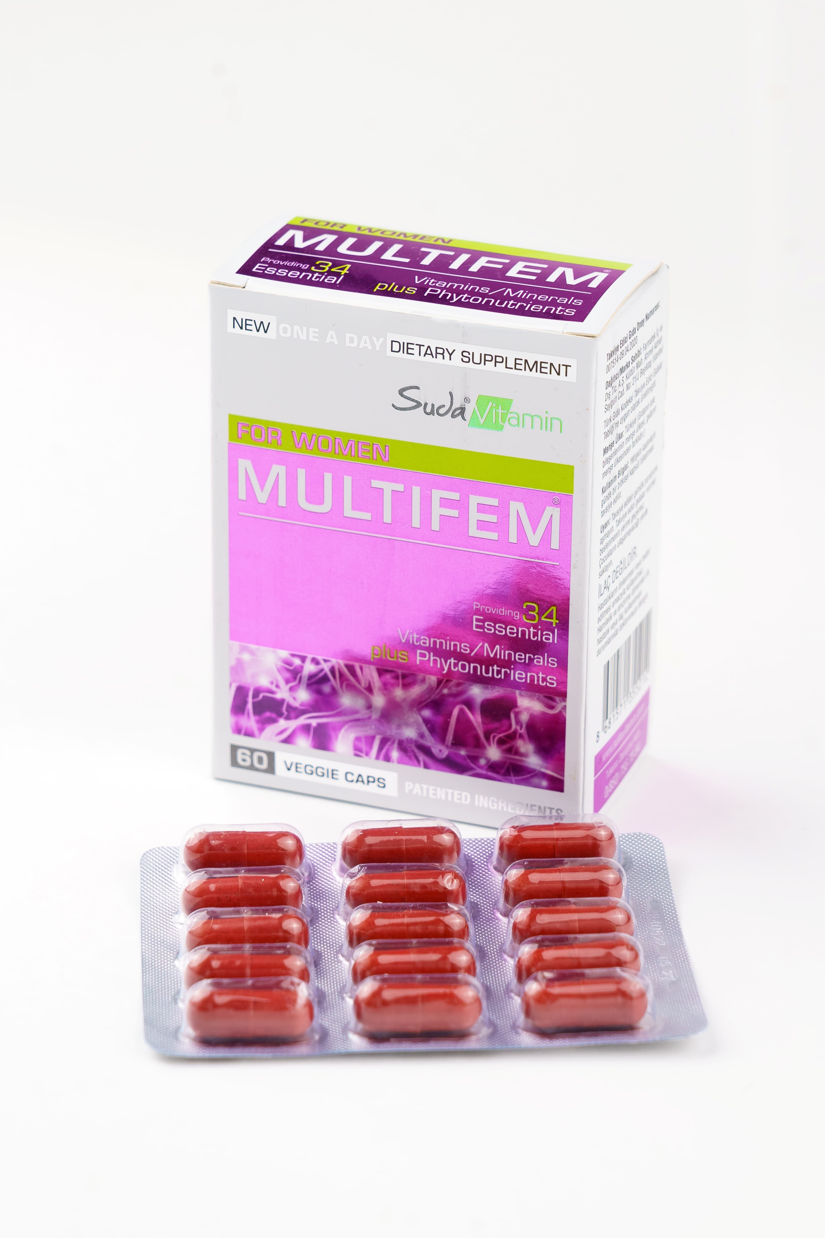 Suda Vitamin Multifem For Women Multivitamin 60 kapsul
