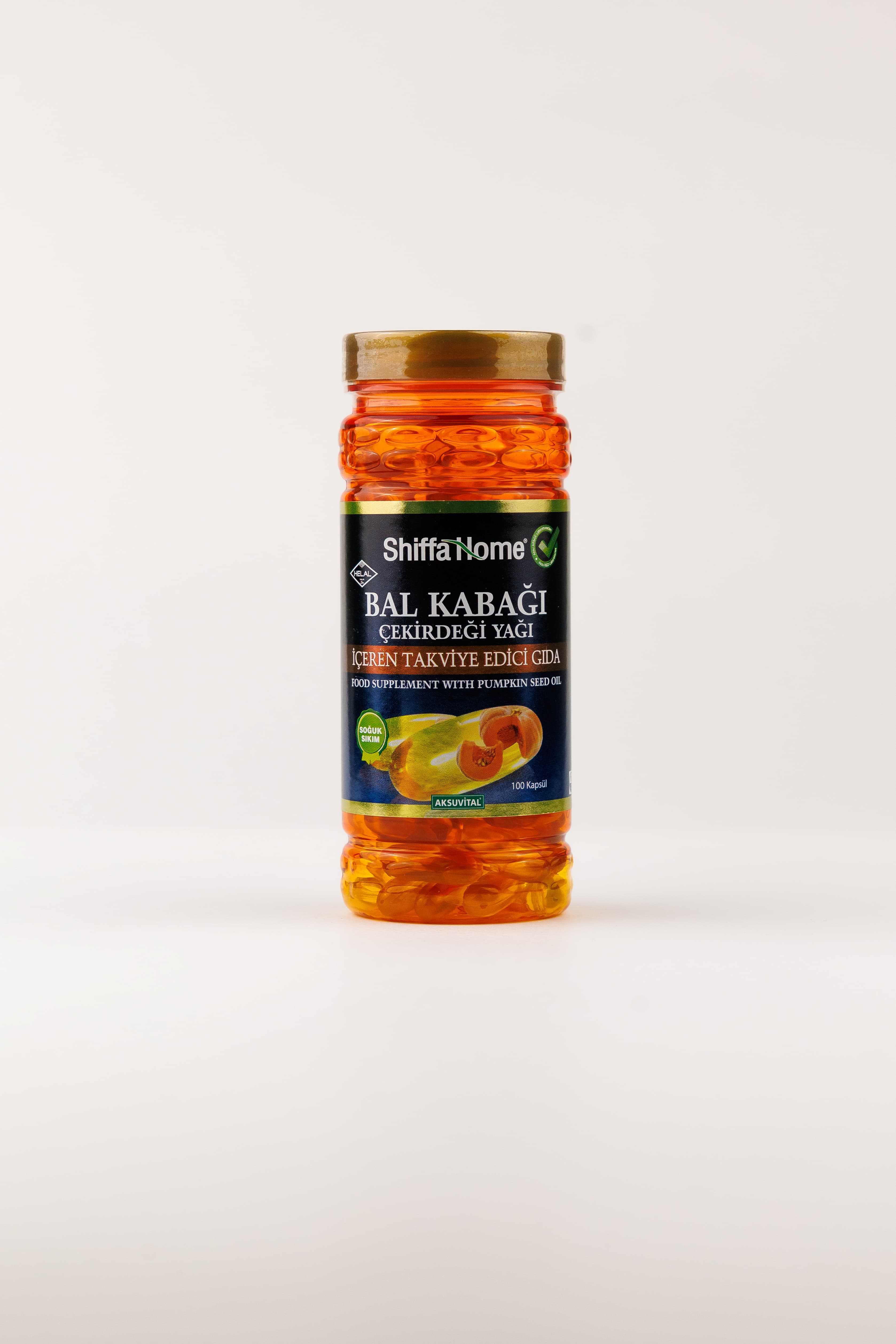 Shiffa Home Bal Kabagi Cekirdegi yagi 1000mg, 100 kapsul