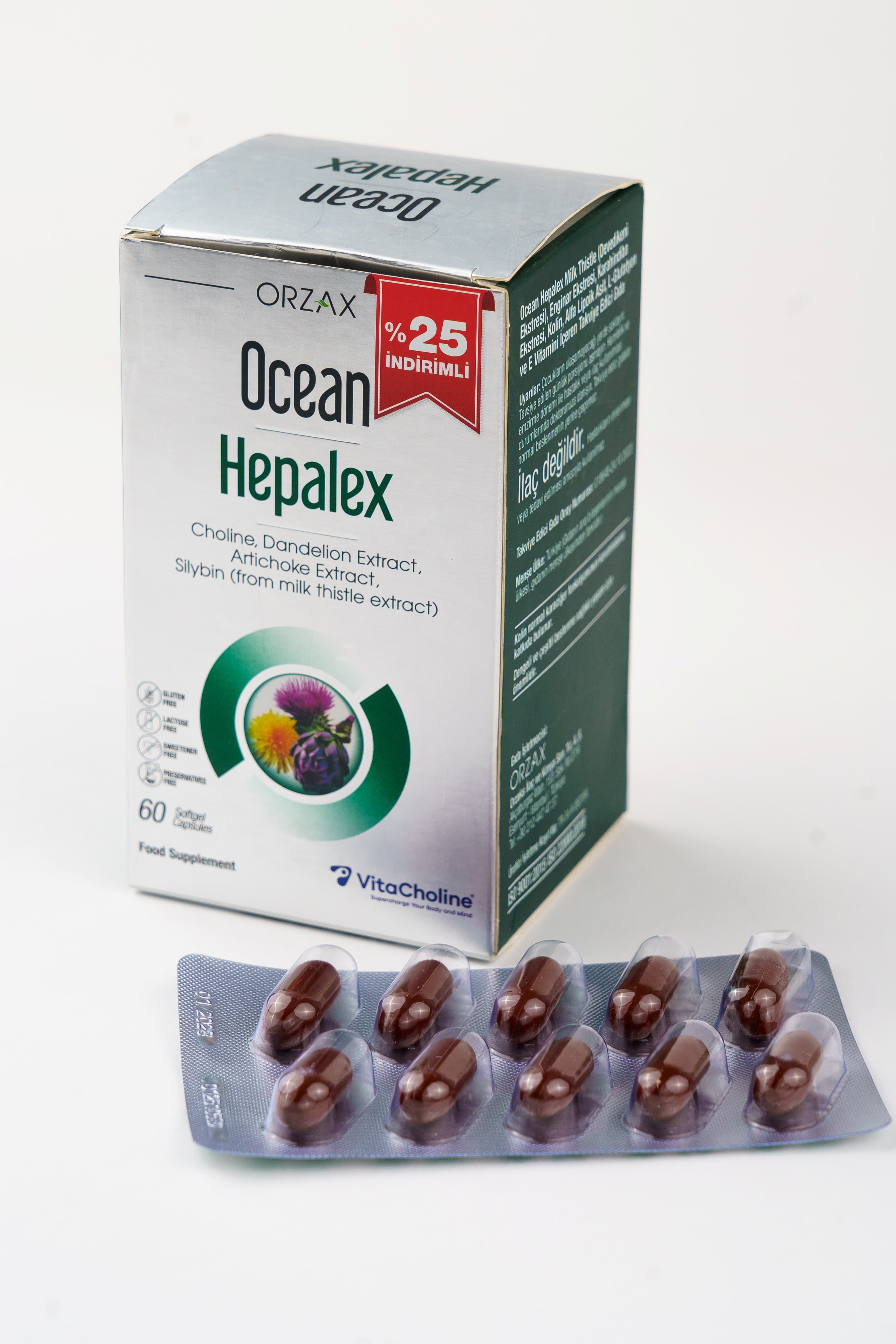 Orzax Hepalex 60 Kapsül