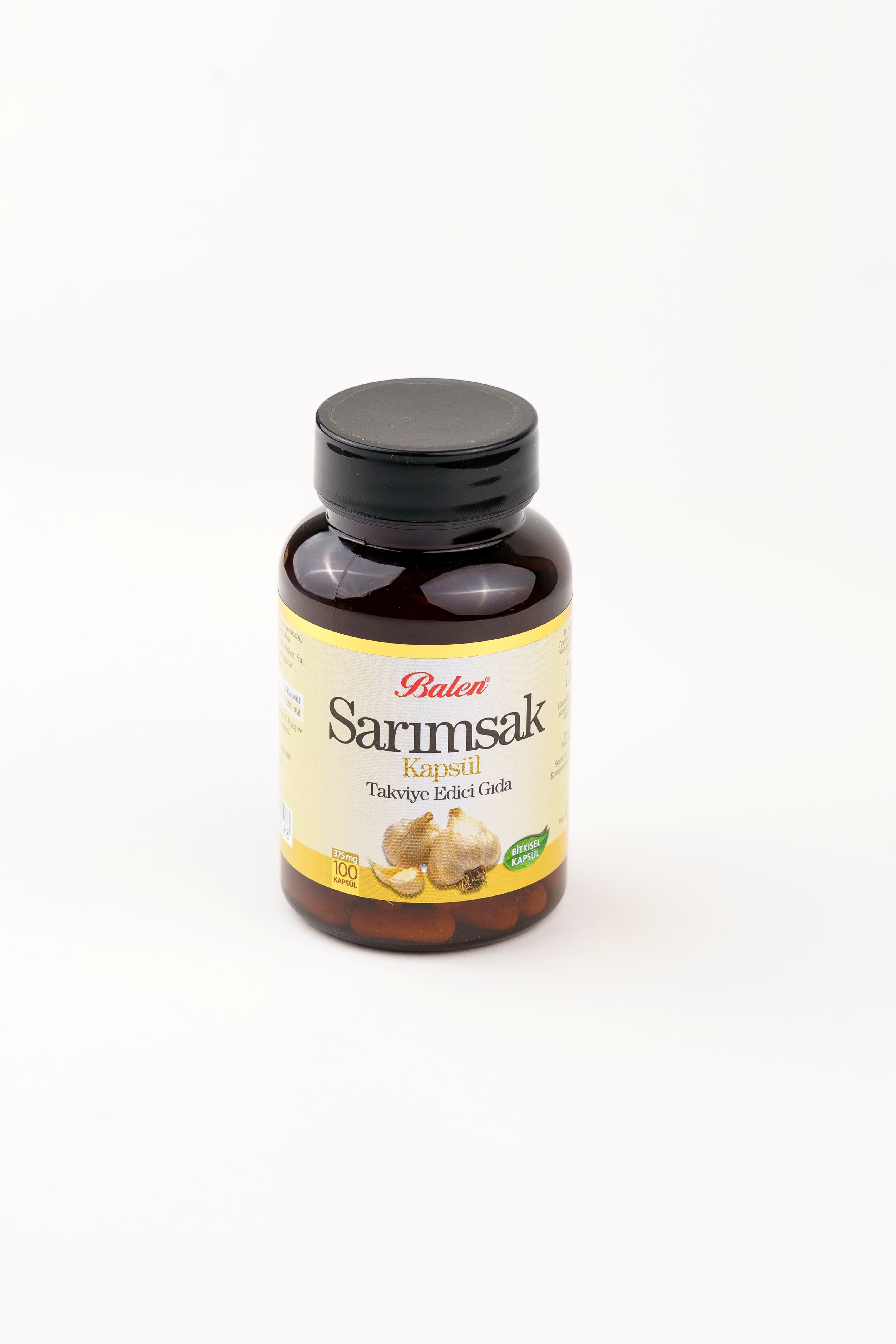 Balen Sarimsak Tozu 375 mg, 100 kapsul