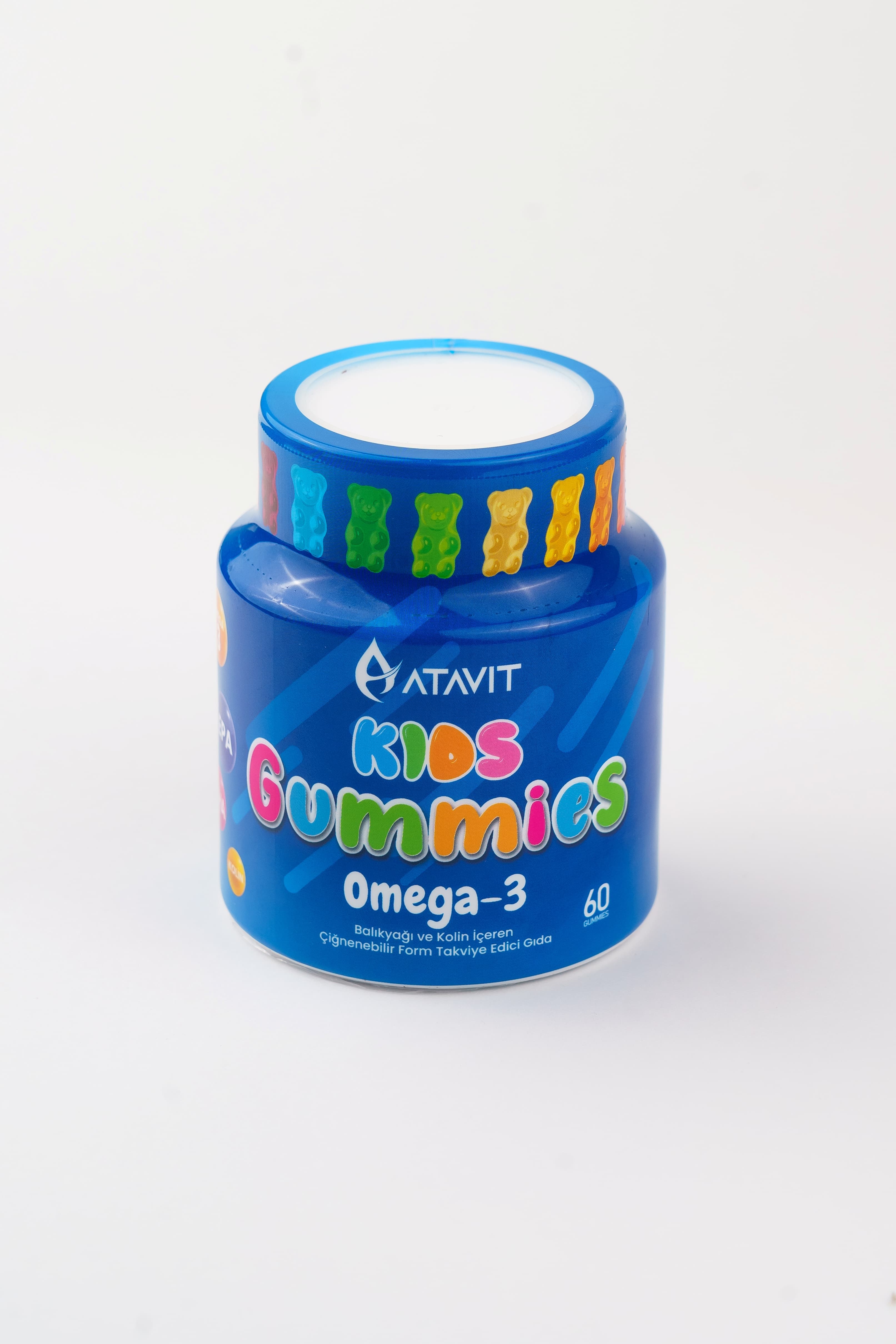 Atavit Kids Gummies Omega-3, 60 Gummies