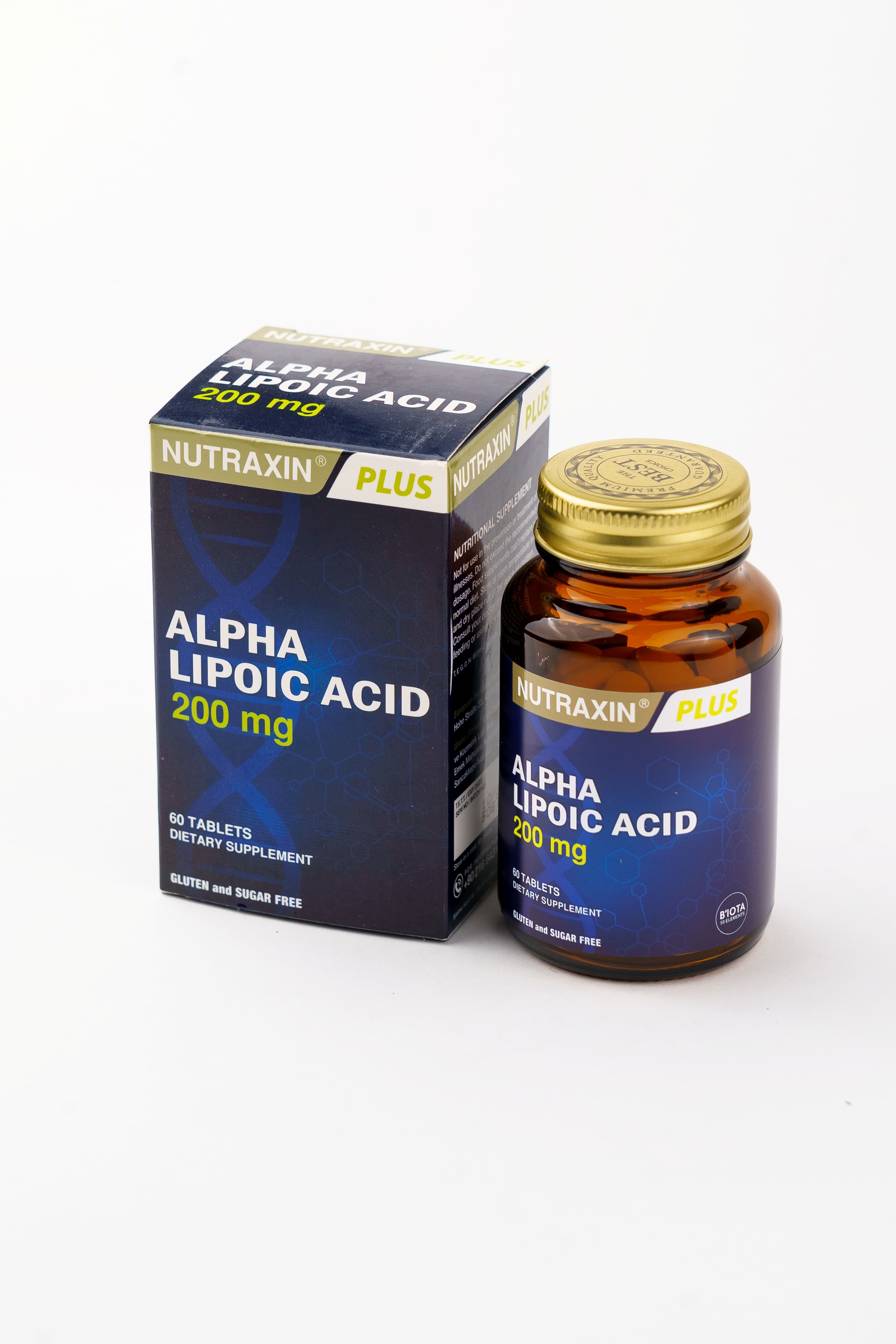 Nutraxin Alpha Lipoic Acid 200 Mg, 60 Tablet