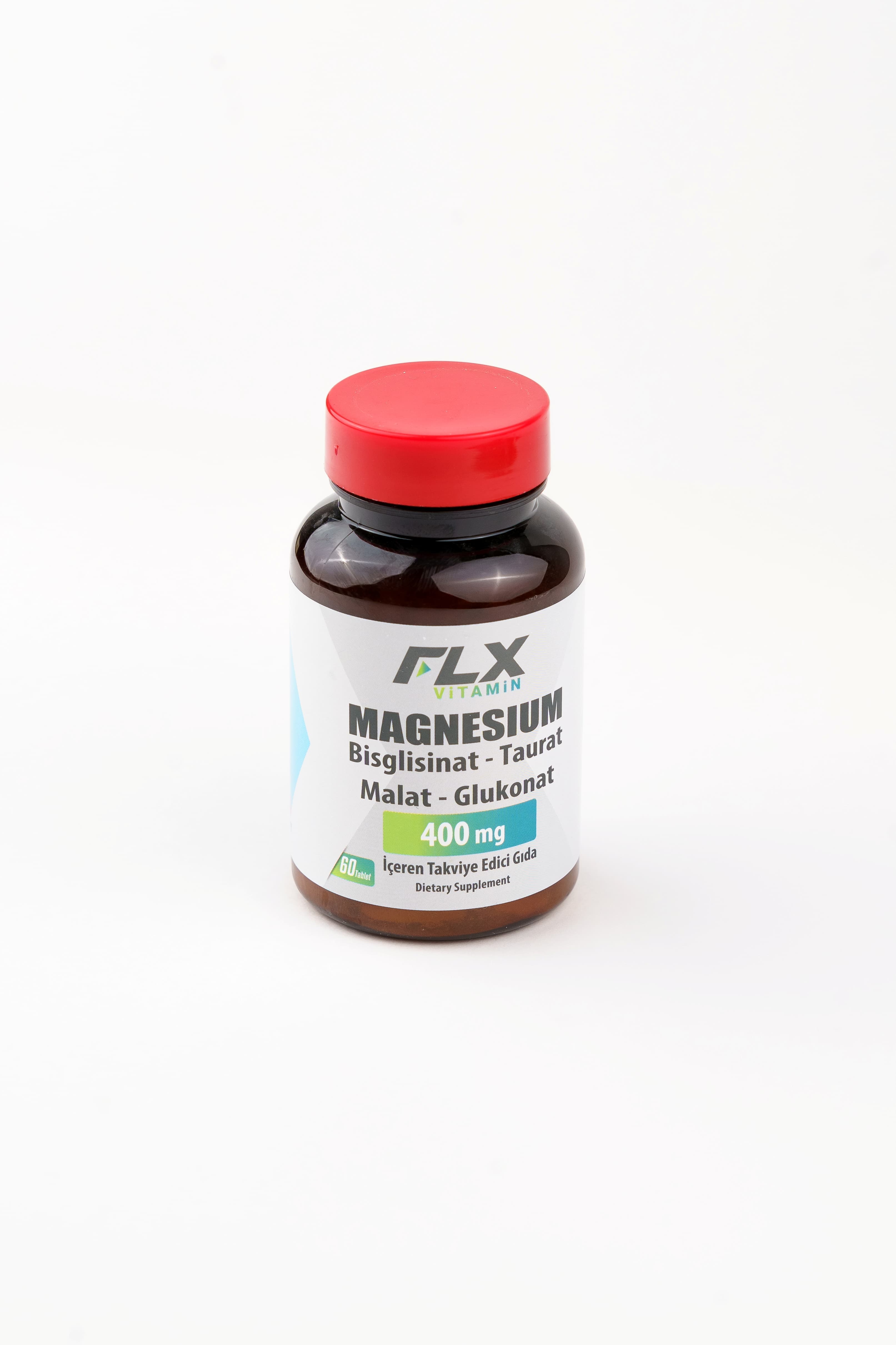 FLX Vitamin Magnesium Bisglitsinat-Taurat 400mg, 60 tablet
